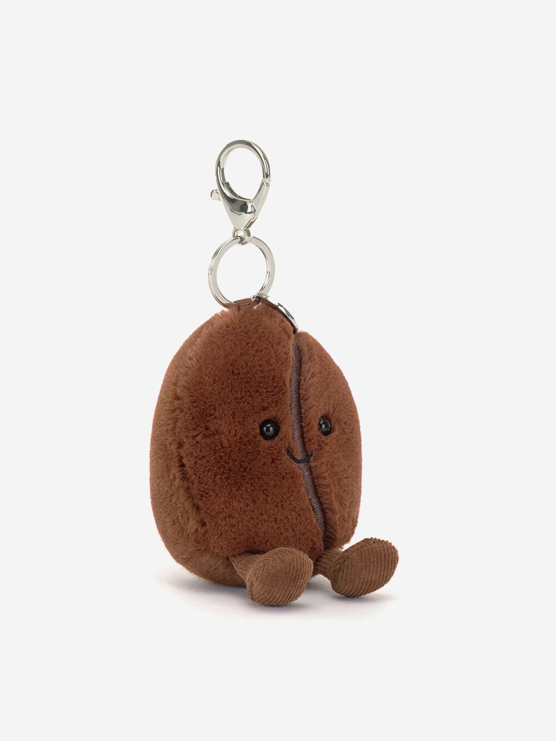 Jellycat Amuseables Coffee Bean Bag Charm in Brown (17cm) Childsplay Clothing