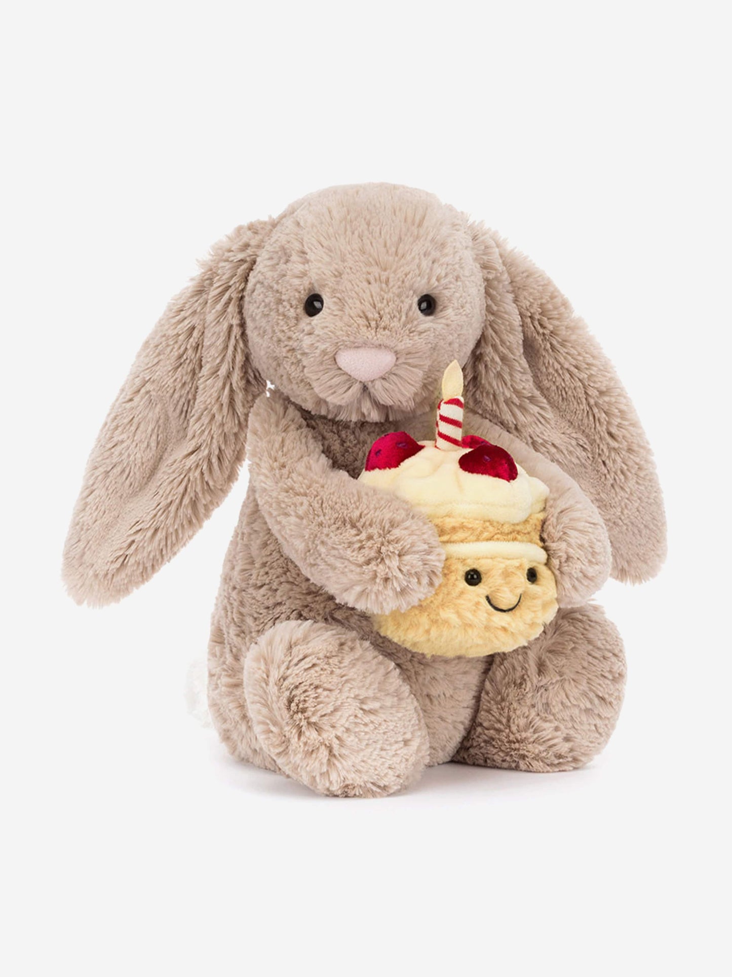 Jellycat Bashful Bunny 'Birthday' in Beige (31cm) Childsplay Clothing