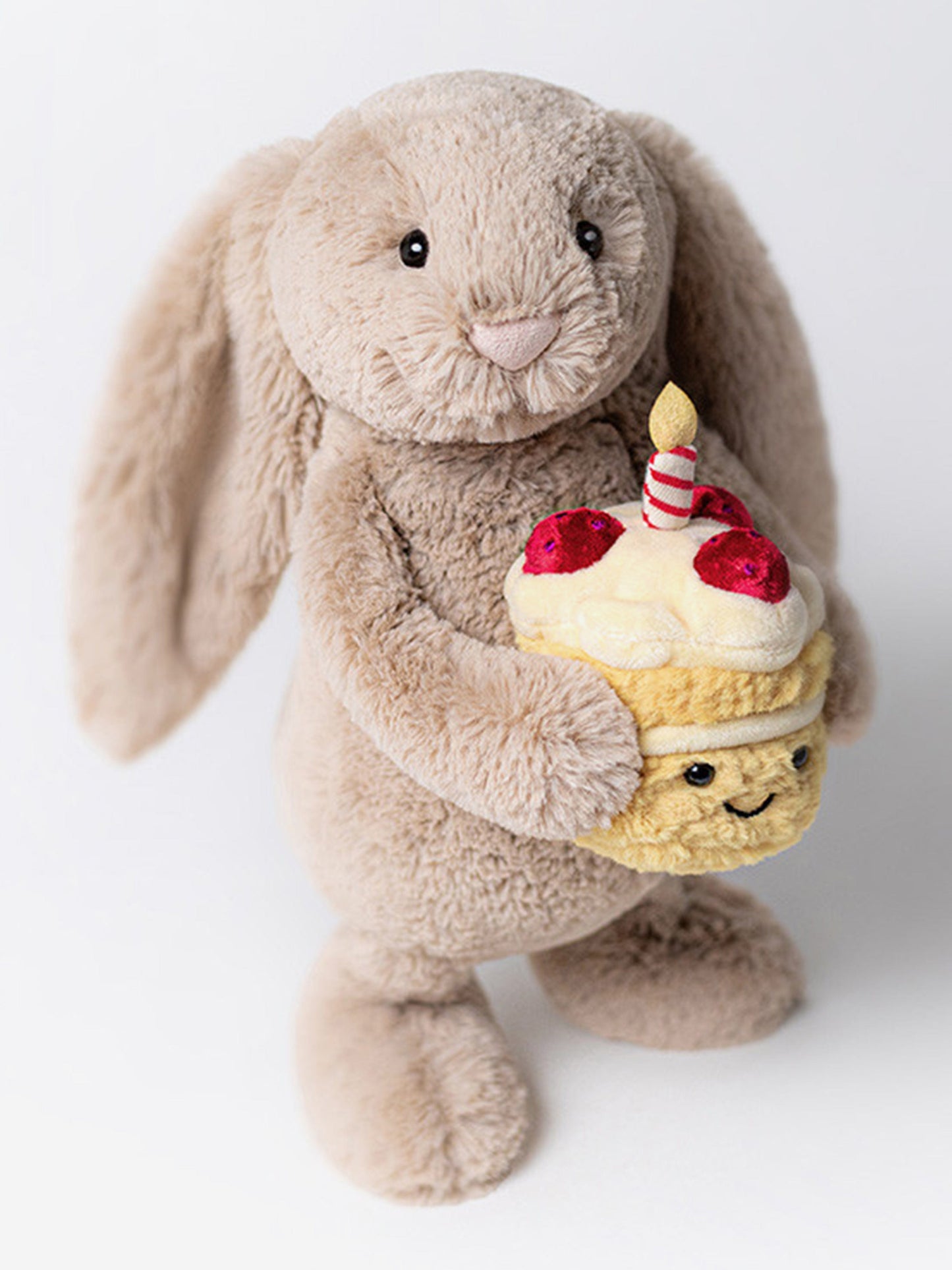 Jellycat Bashful Bunny 'Birthday' in Beige (31cm) Childsplay Clothing