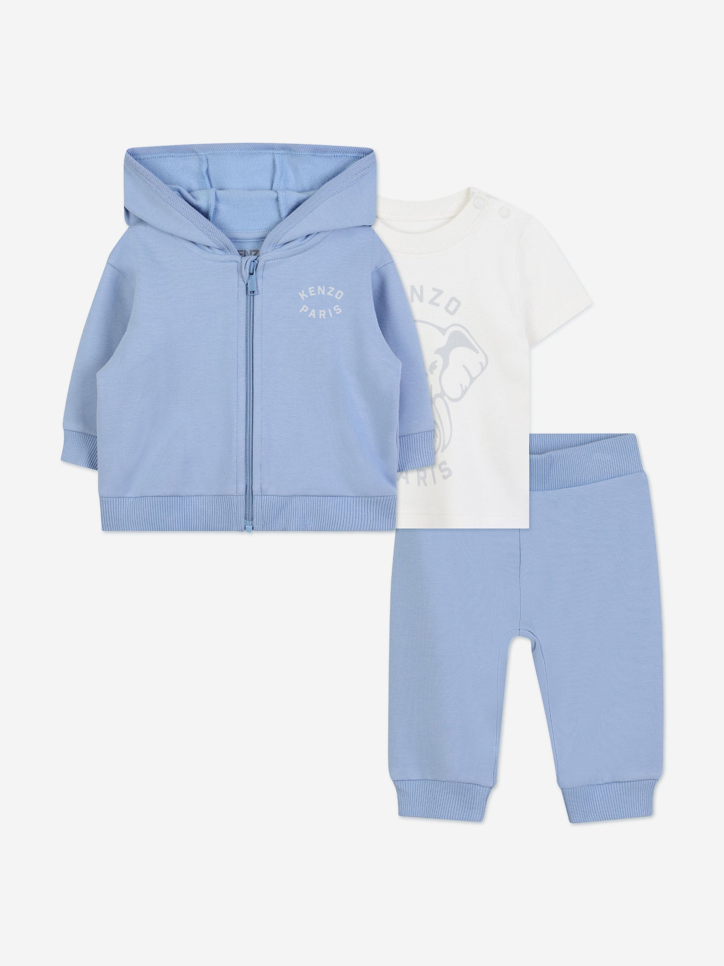 KENZO Baby Boys 3 Piece Tracksuit Set in Blue Childsplay Clothing