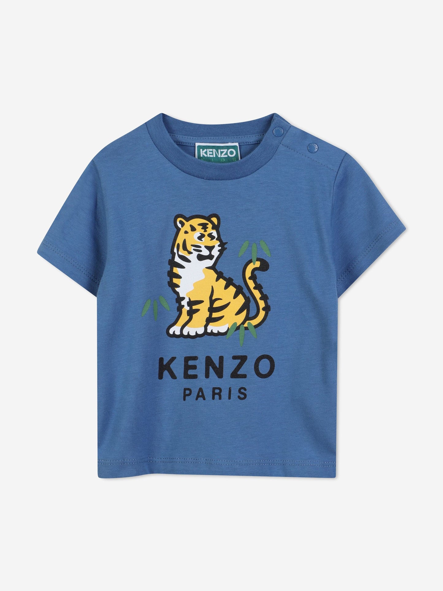 KENZO Baby Boys Kotora Tiger T-Shirt in Blue Childsplay Clothing