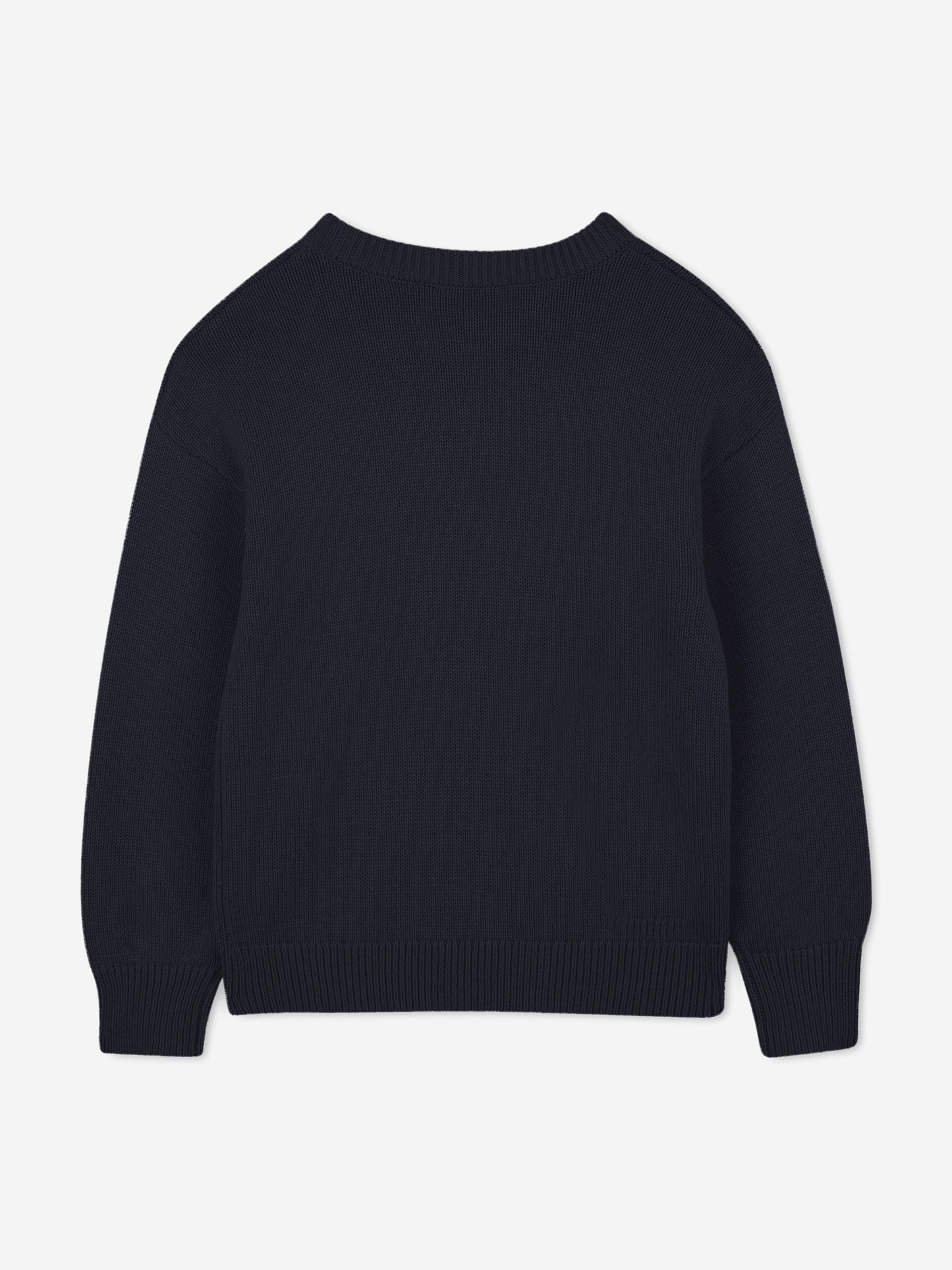 KENZO Girls Boke Flower Knitted Jumper in Navy Childsplay Clothing