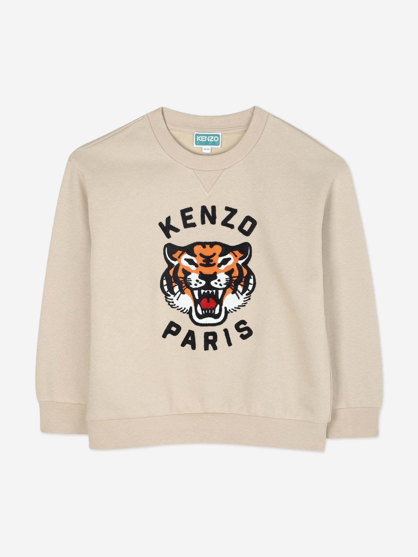 KENZO Boys Lucky Tiger Sweatshirt in Ivory Childsplay Clothing