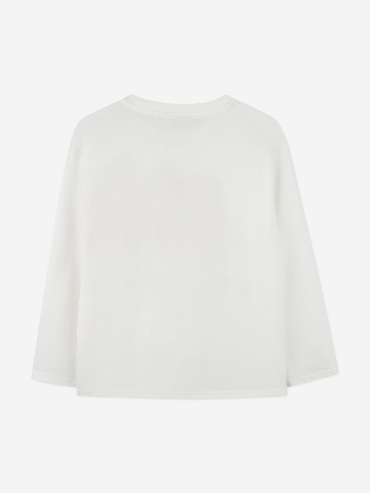 KENZO Kids Long Sleeve Boke Flower T-Shirt in Ivory Childsplay Clothing