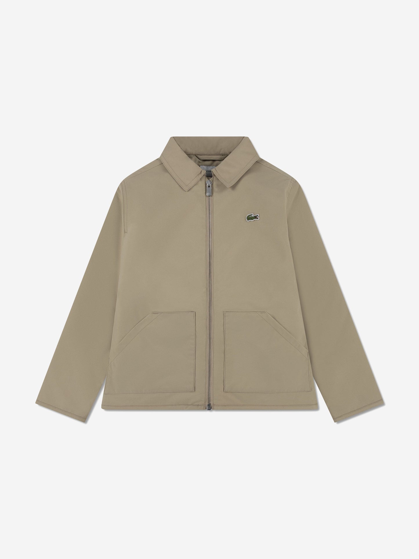 Lacoste Kids Patch Pocket Jacket in Beige Childsplay Clothing