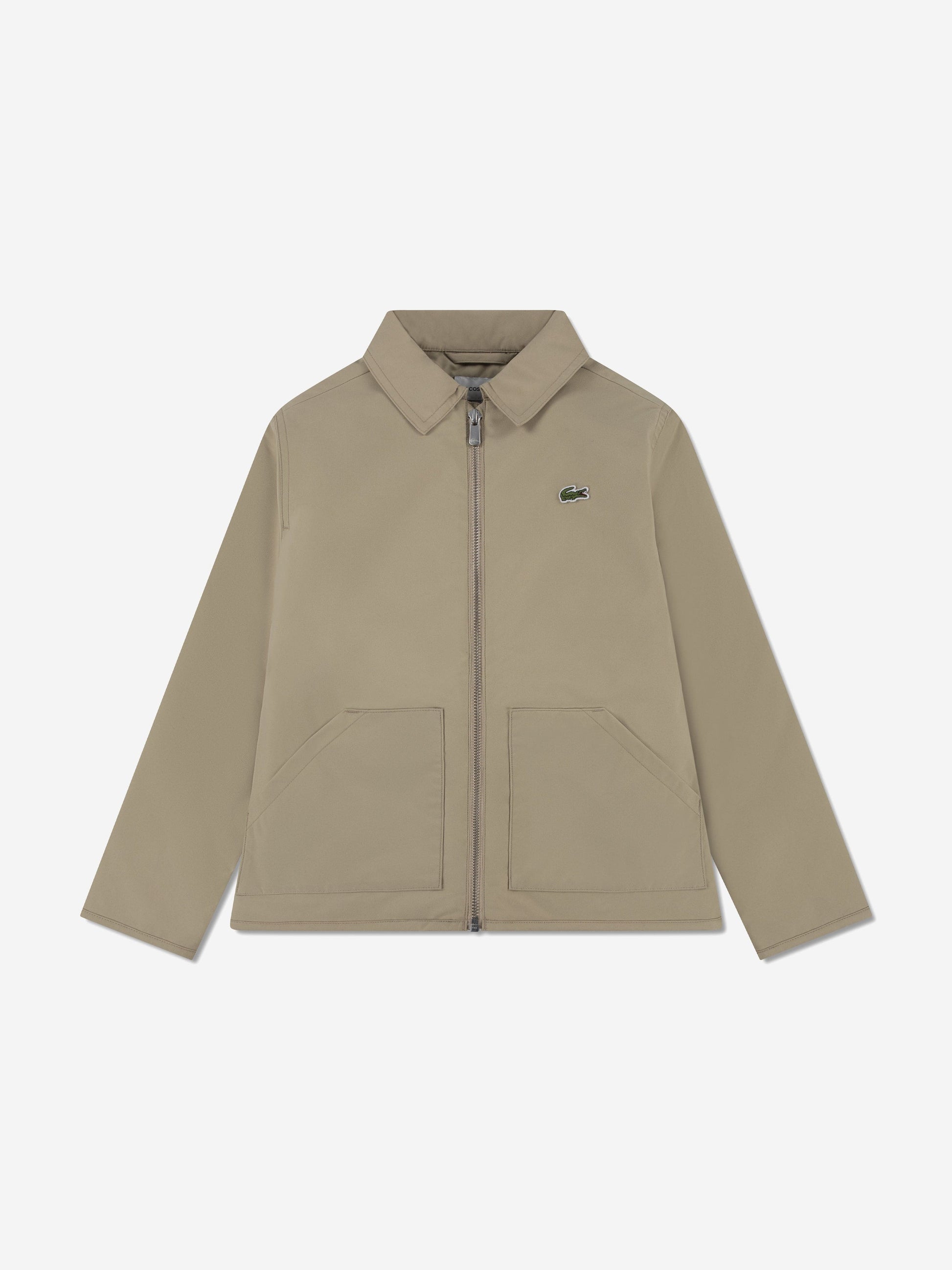 Lacoste Kids Patch Pocket Jacket in Beige Childsplay Clothing