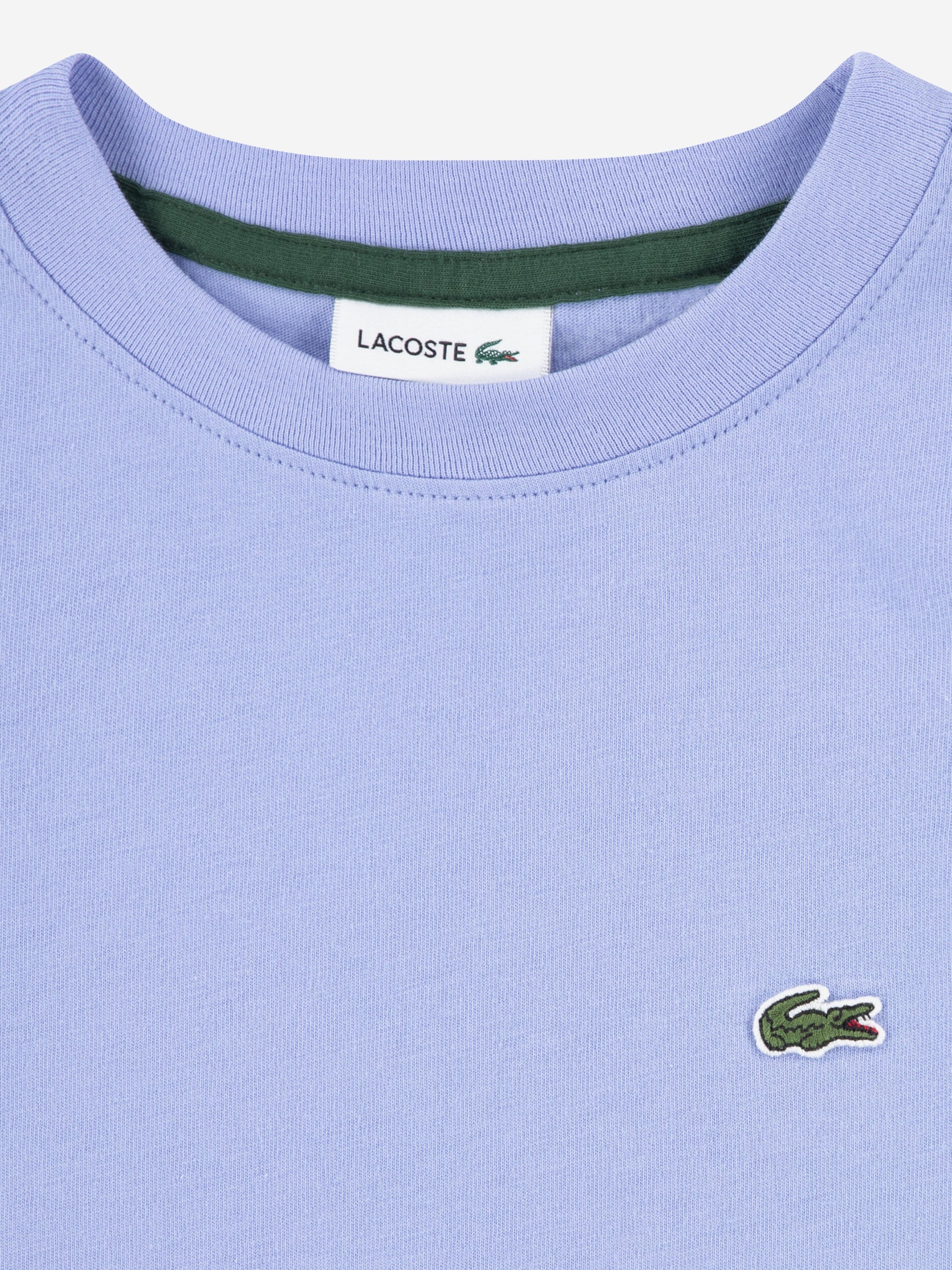 Lacoste Boys Logo T-Shirt in Blue Childsplay Clothing