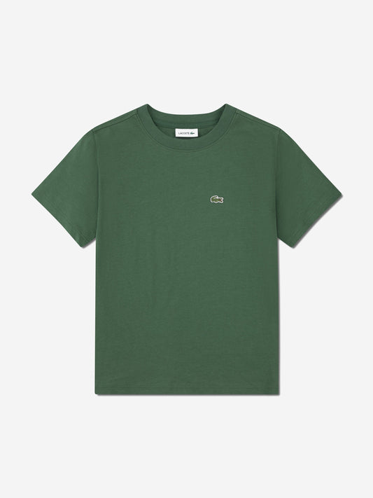 Lacoste Boys Logo T-Shirt in Green Childsplay Clothing