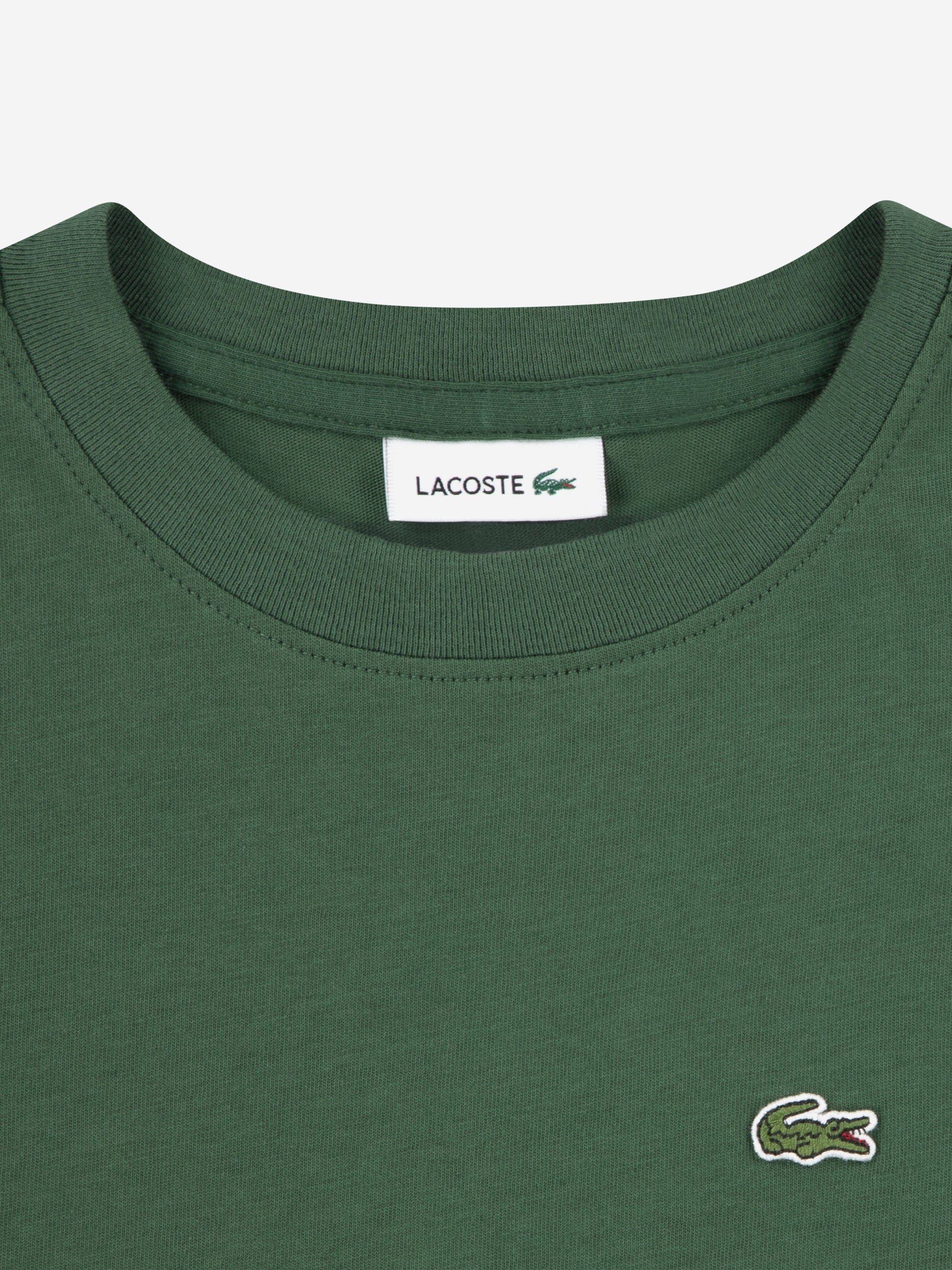 Lacoste Boys Logo T-Shirt in Green Childsplay Clothing