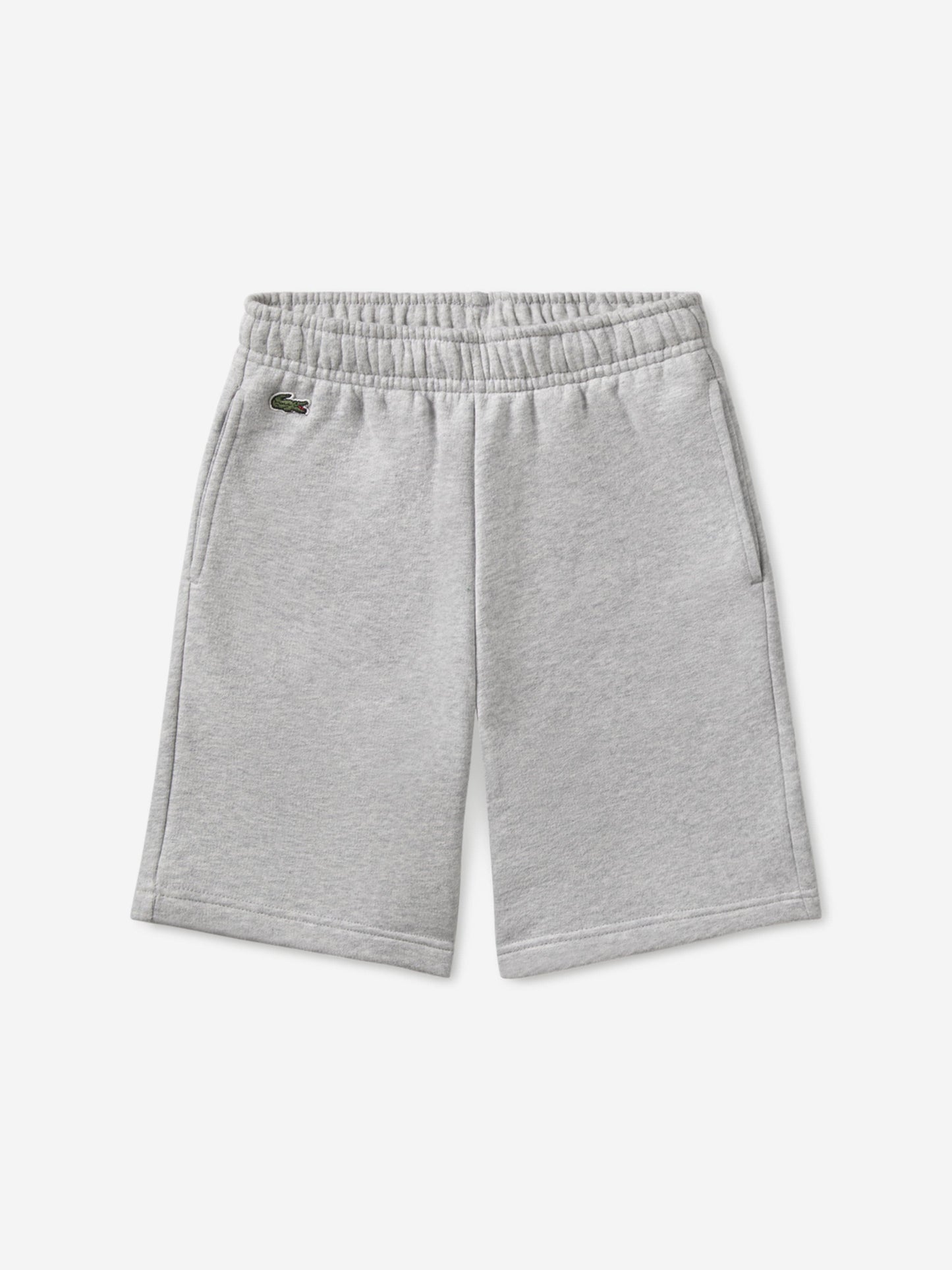 Lacoste Boys Fleece Logo Shorts in Grey Childsplay Clothing