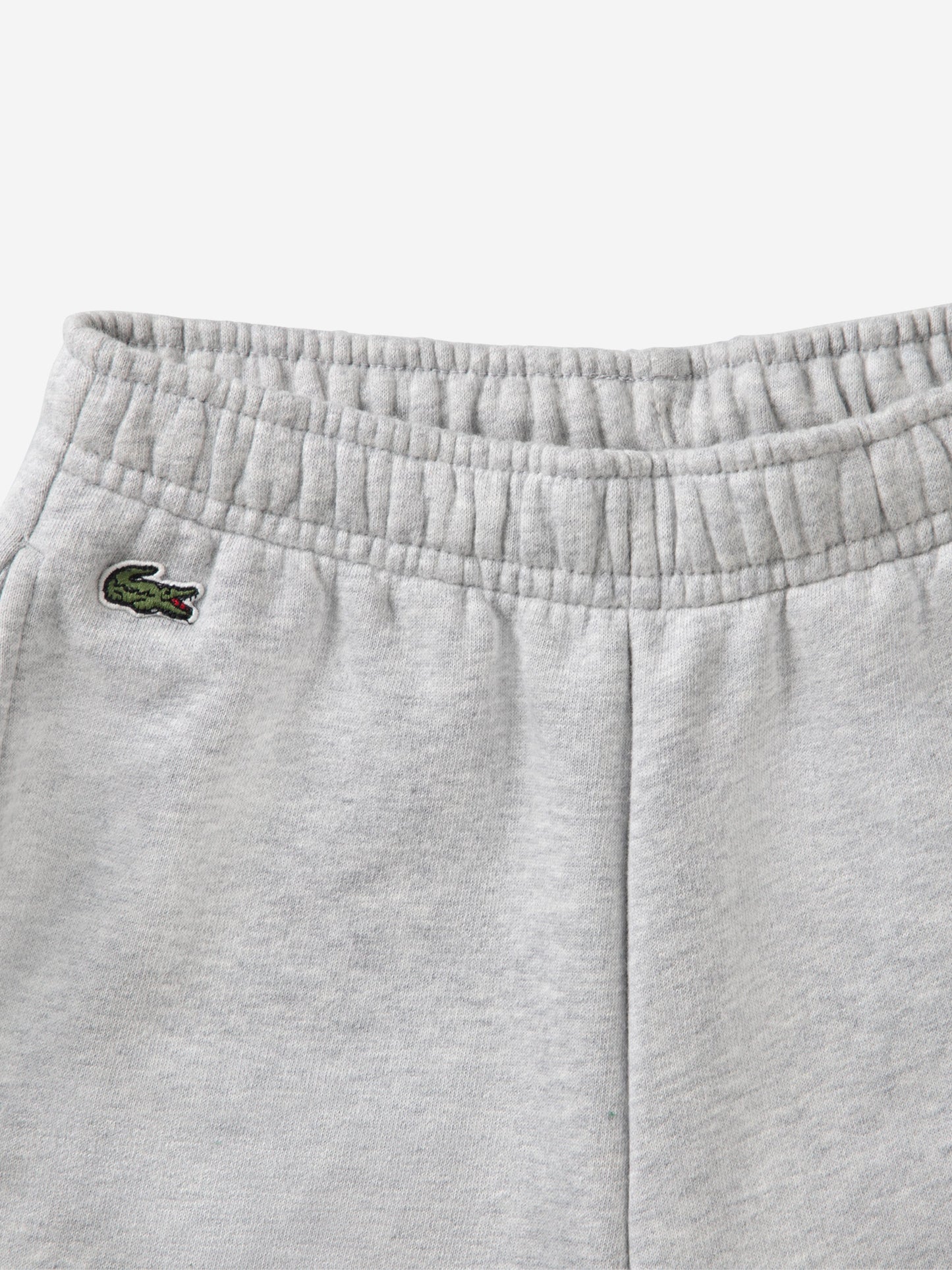 Lacoste Boys Fleece Logo Shorts in Grey Childsplay Clothing