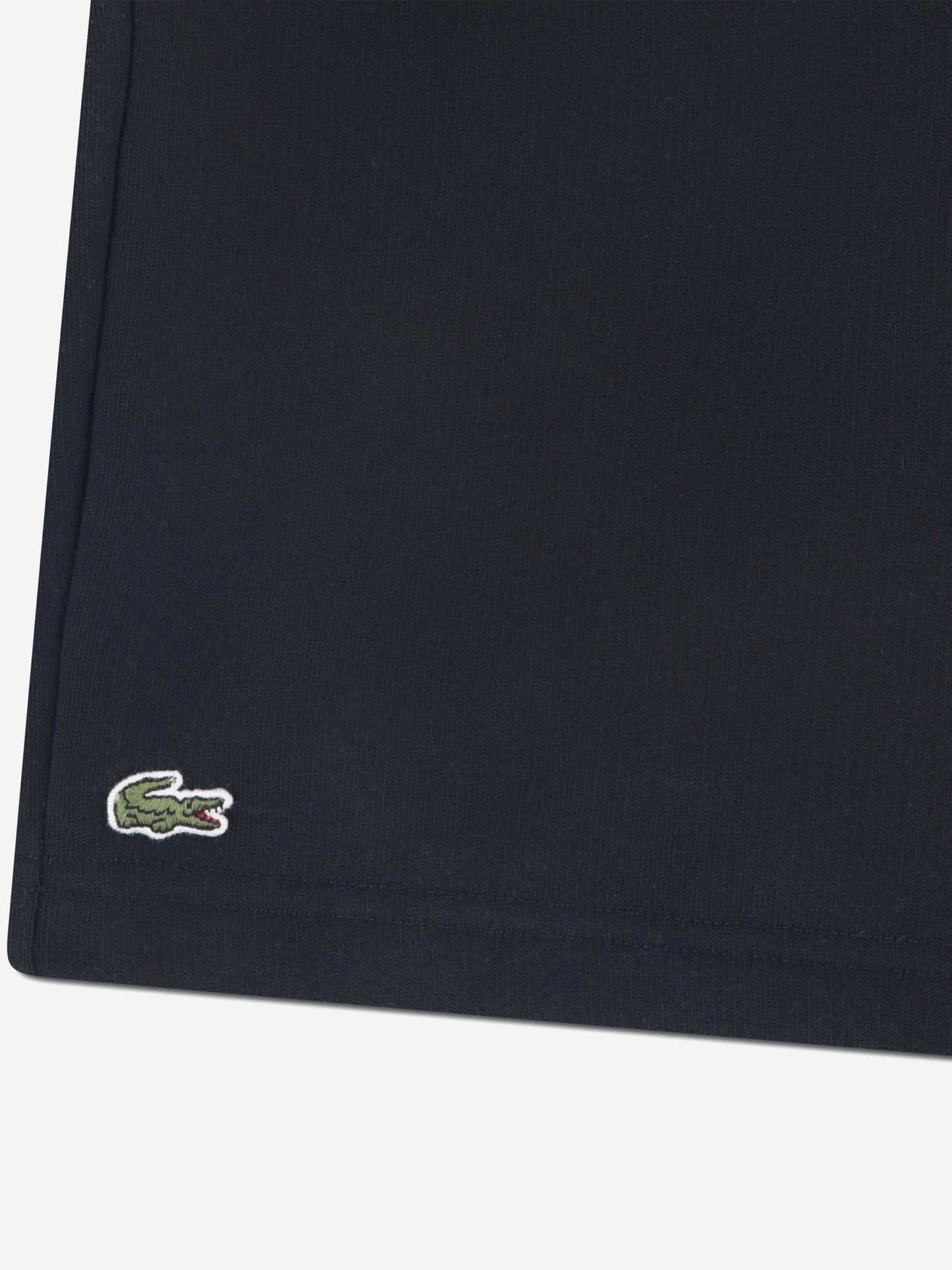 Lacoste Boys Fleece Logo Shorts in Black Childsplay Clothing