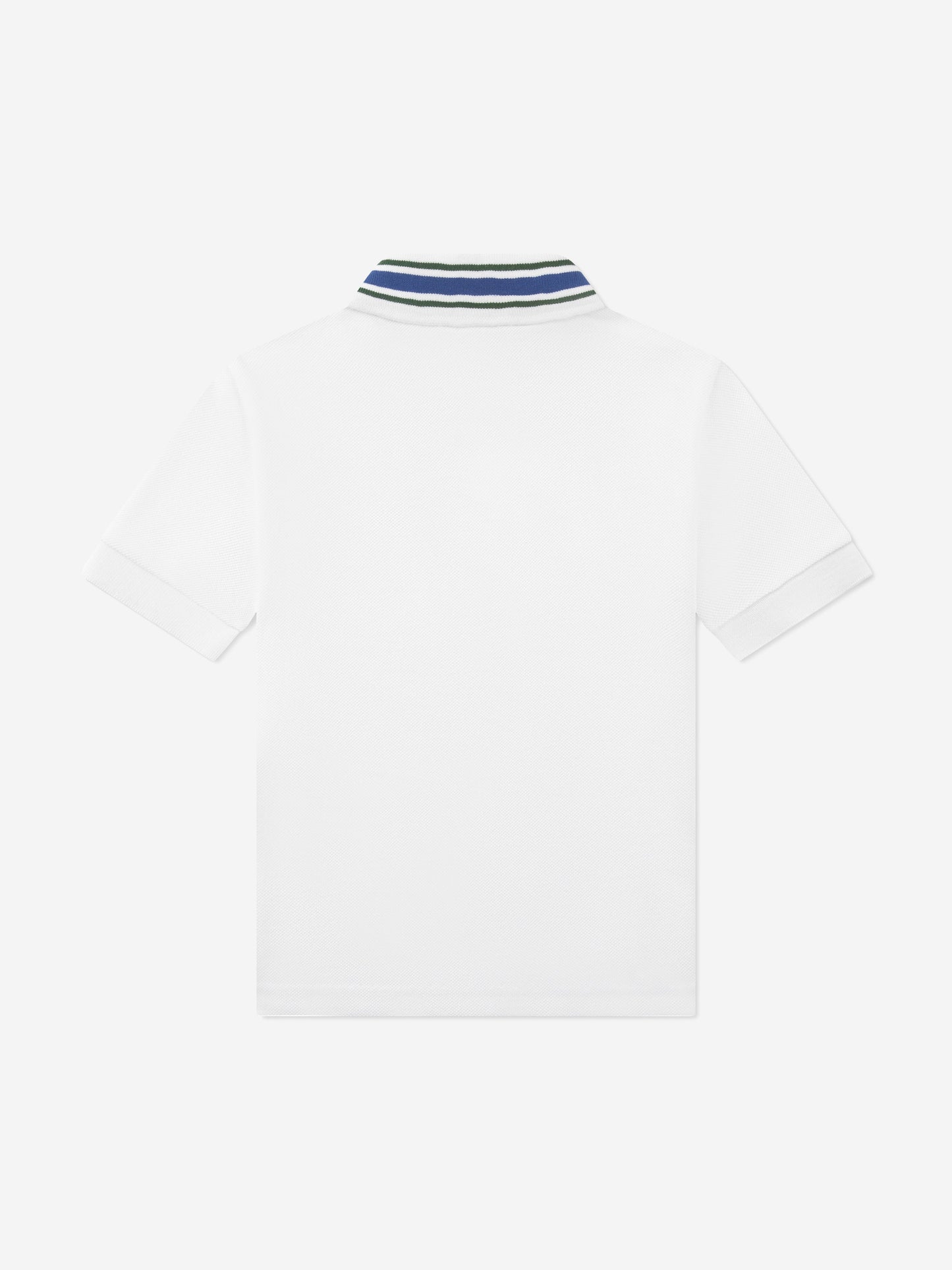 Lacoste Boys Petit Pique Polo Shirt in White Childsplay Clothing