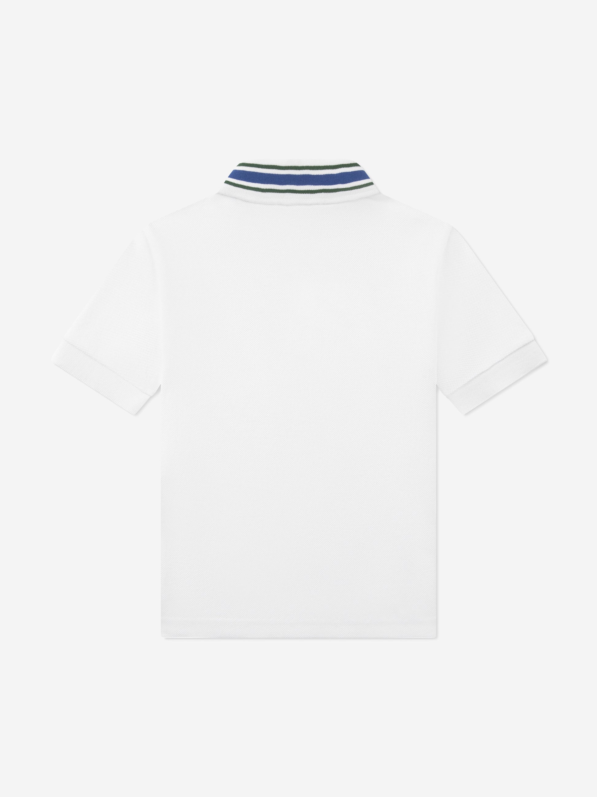 Lacoste Boys Petit Pique Polo Shirt in White Childsplay Clothing