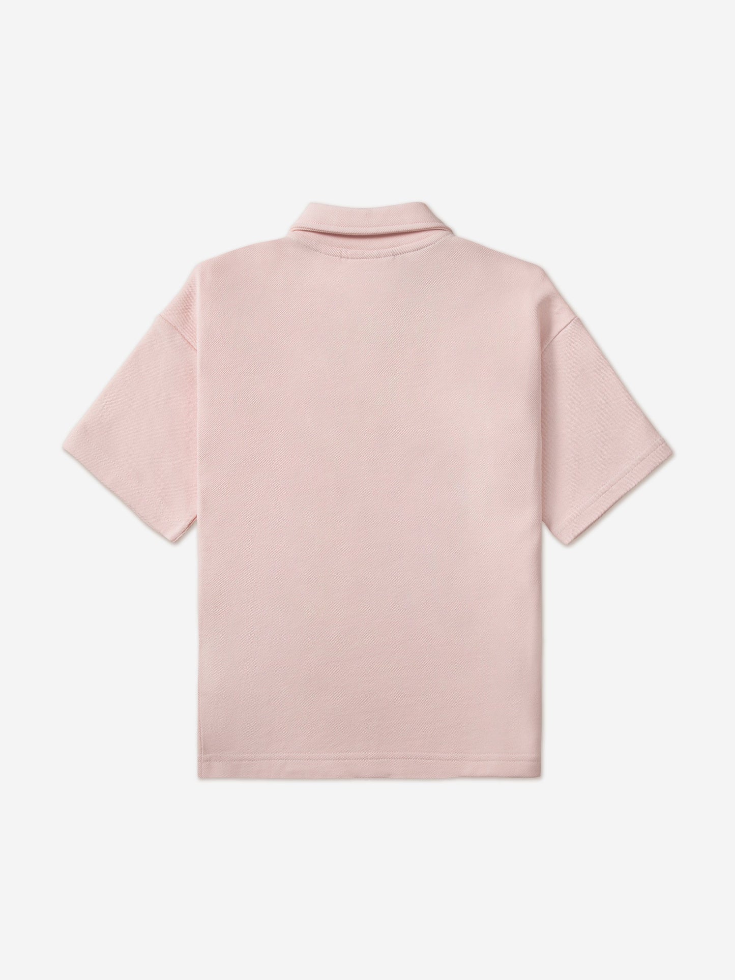 Lacoste Girls Oversized Polo Shirt in Pink Childsplay Clothing