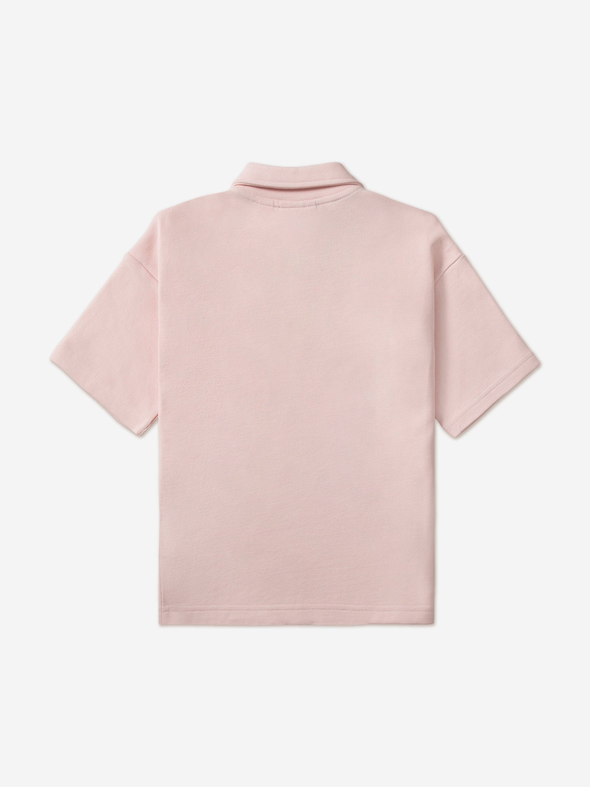 Lacoste Girls Oversized Polo Shirt in Pink Childsplay Clothing