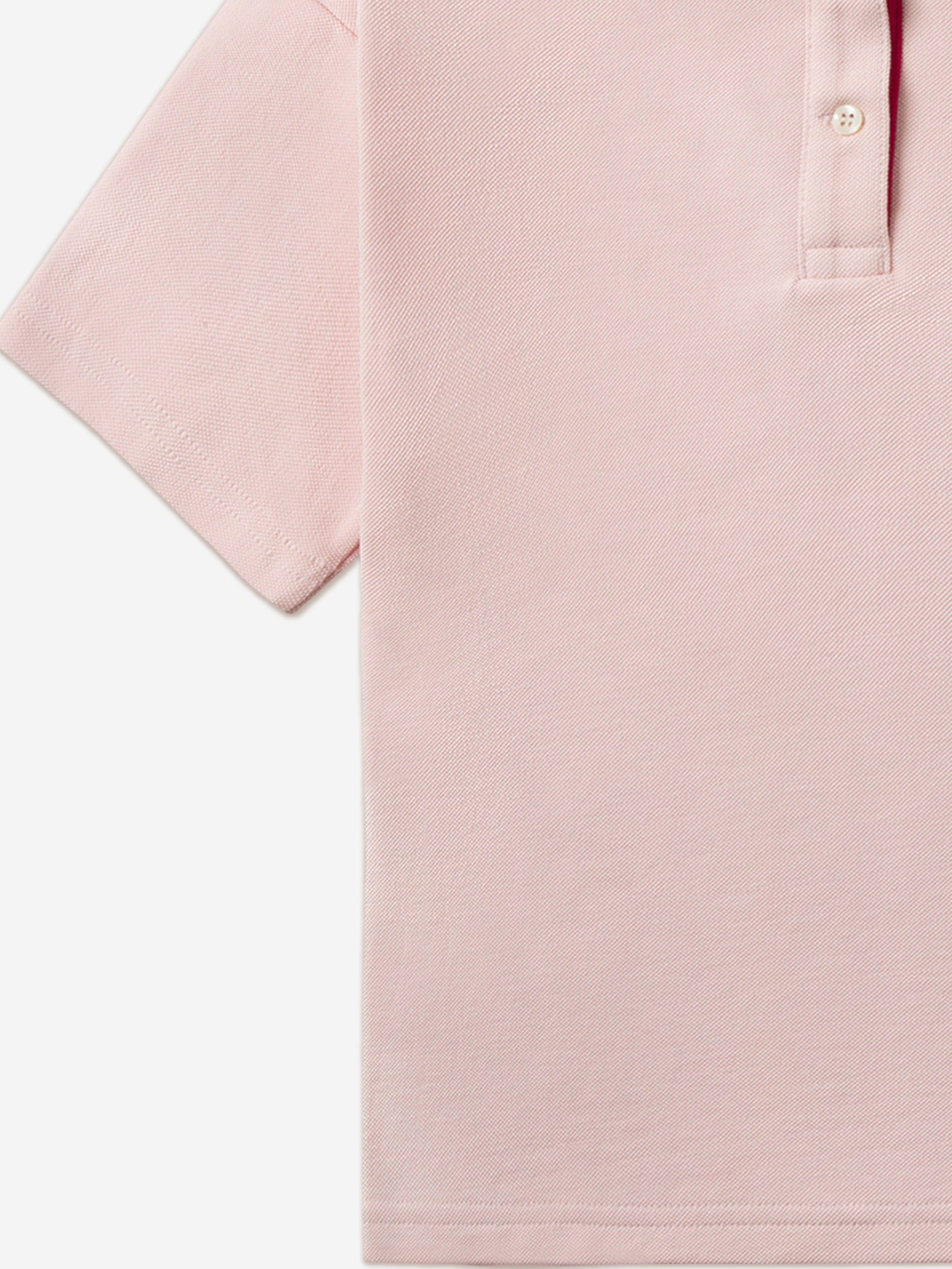 Lacoste Girls Oversized Polo Shirt in Pink Childsplay Clothing
