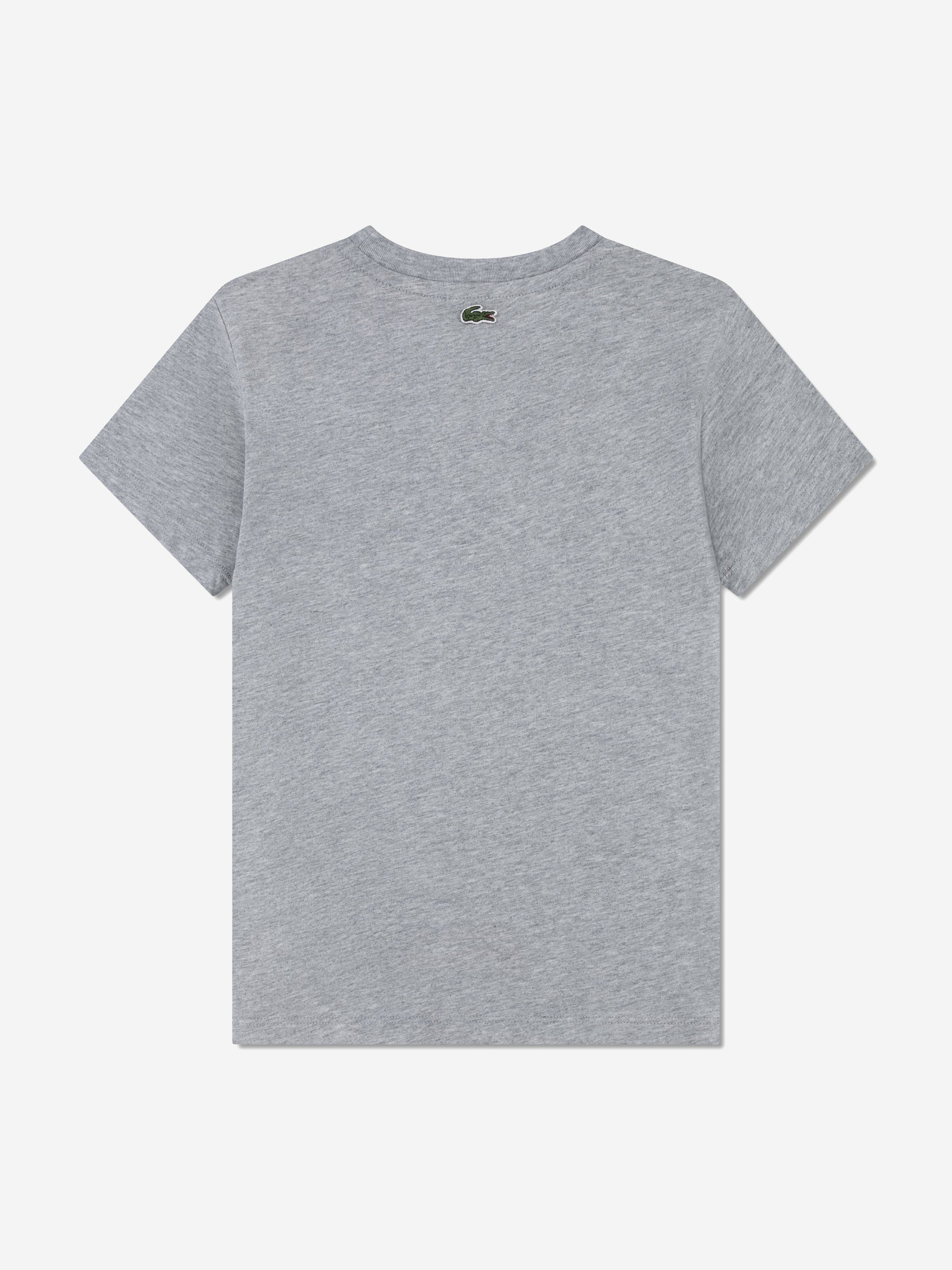 Lacoste Boys Logo T-Shirt in Grey Childsplay Clothing