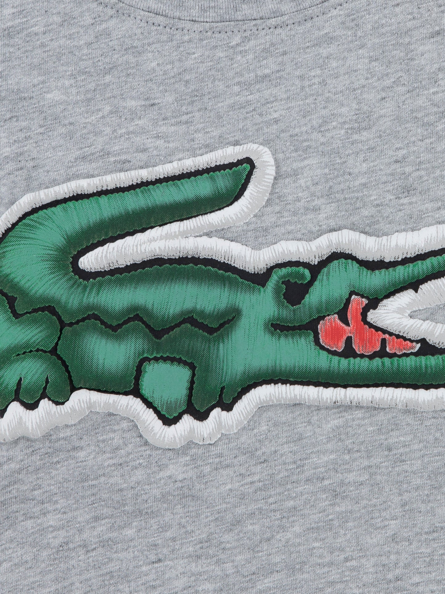 Lacoste Boys Logo T-Shirt in Grey Childsplay Clothing