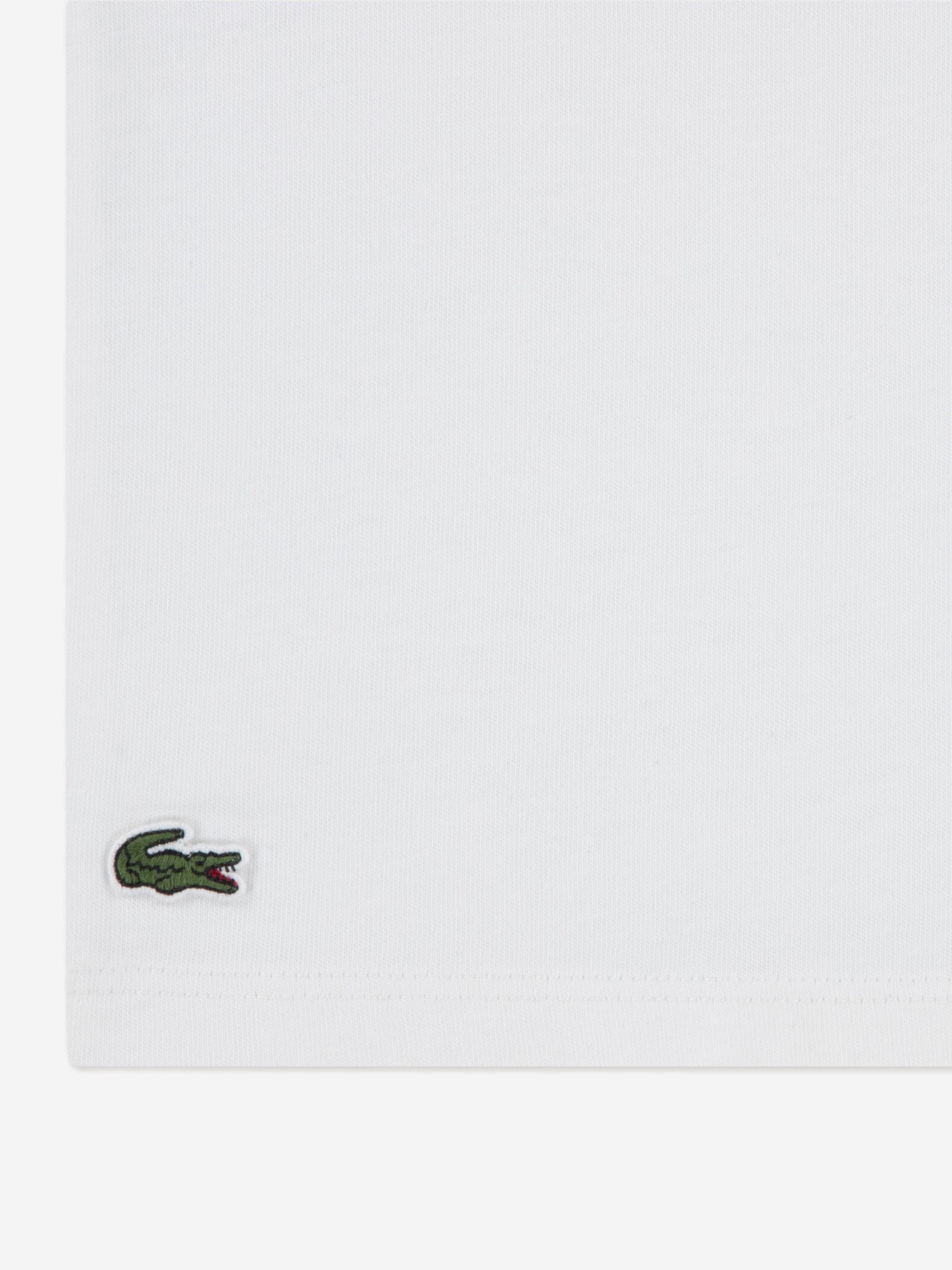 Lacoste Boys Graphic Core T-Shirt in Ivory Childsplay Clothing