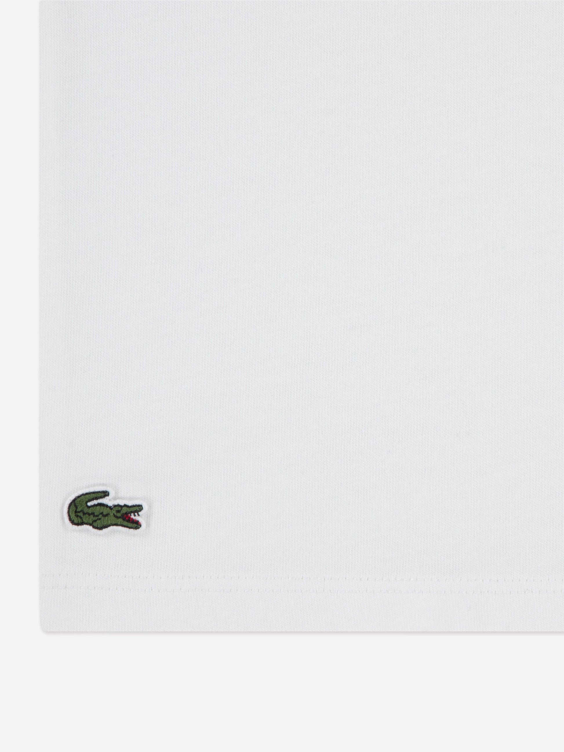 Lacoste Boys Graphic Core T-Shirt in Ivory Childsplay Clothing