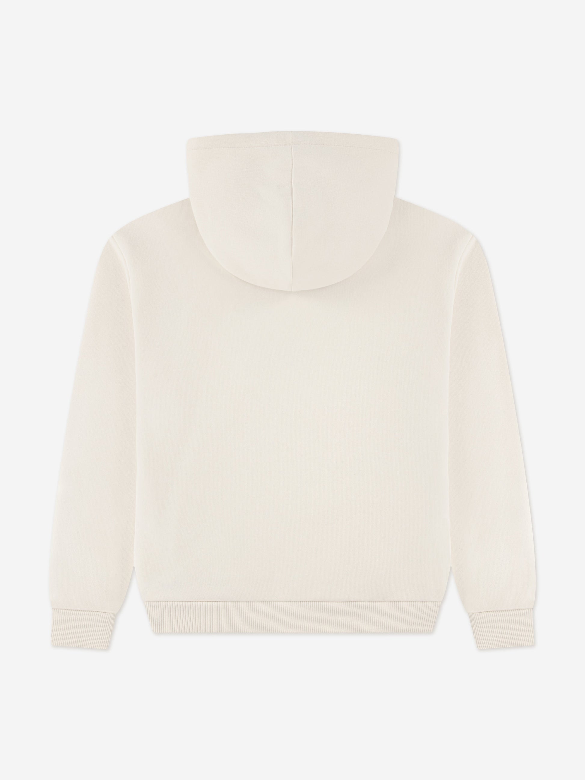 Lacoste Boys Graphic Core Hoodie in Ivory Childsplay Clothing