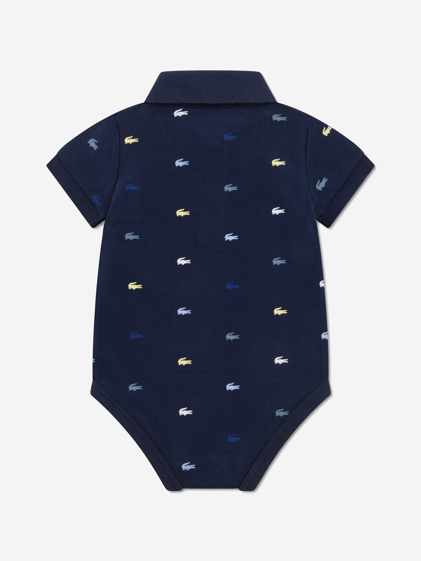 Lacoste Baby Pique Polo Bodysuit in Navy Childsplay Clothing
