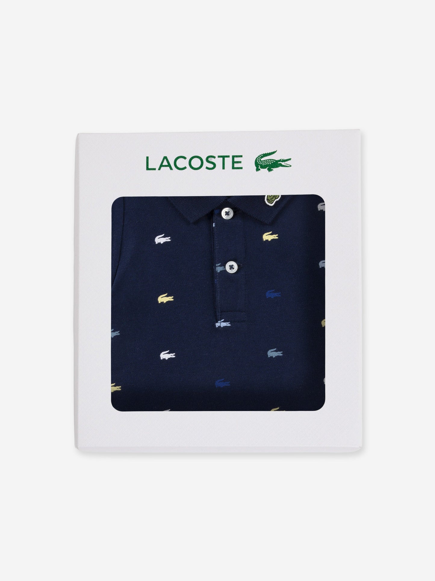Lacoste Baby Pique Polo Bodysuit in Navy Childsplay Clothing