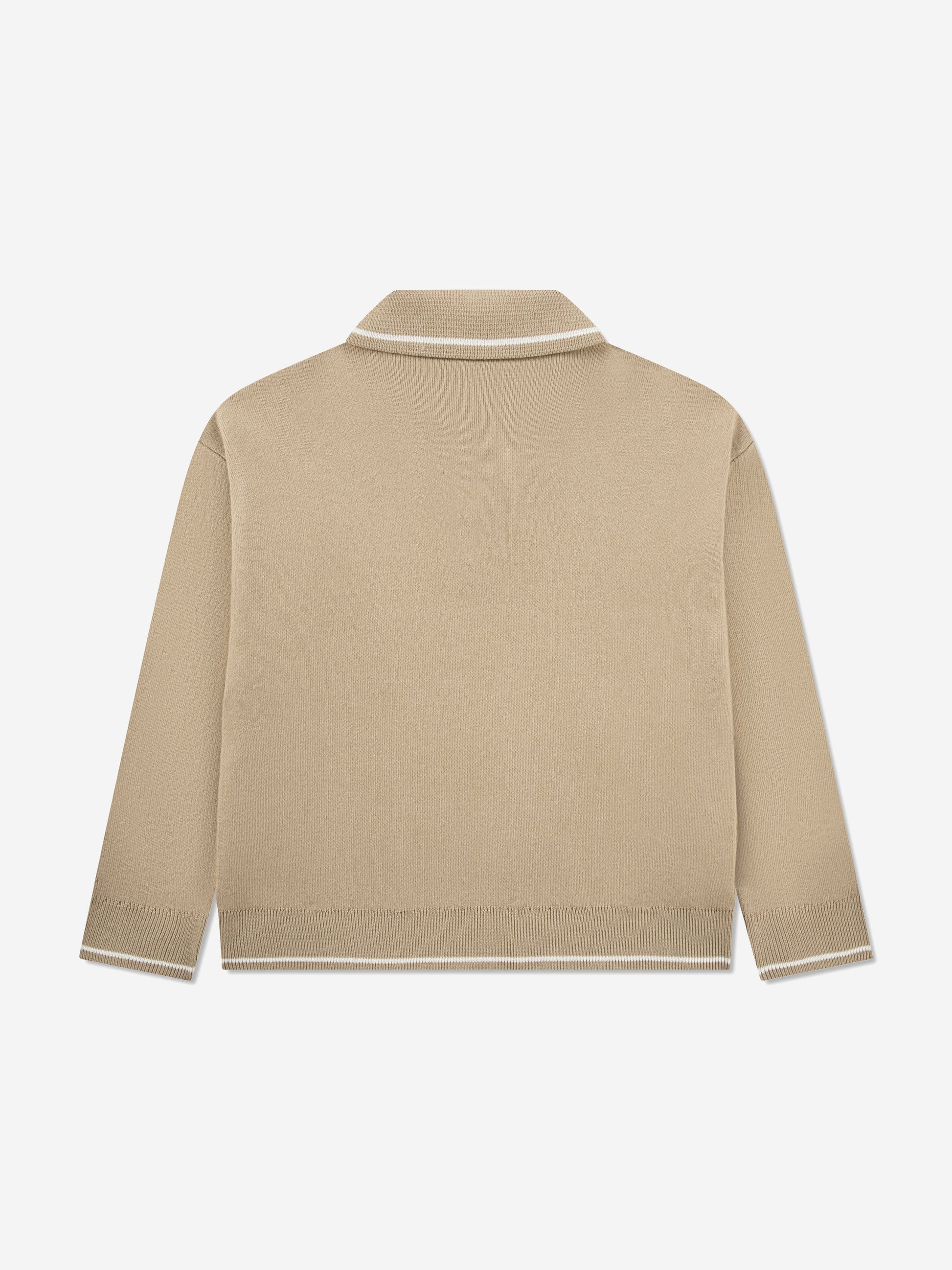 Lacoste Boys Polo Jumper in Beige Childsplay Clothing