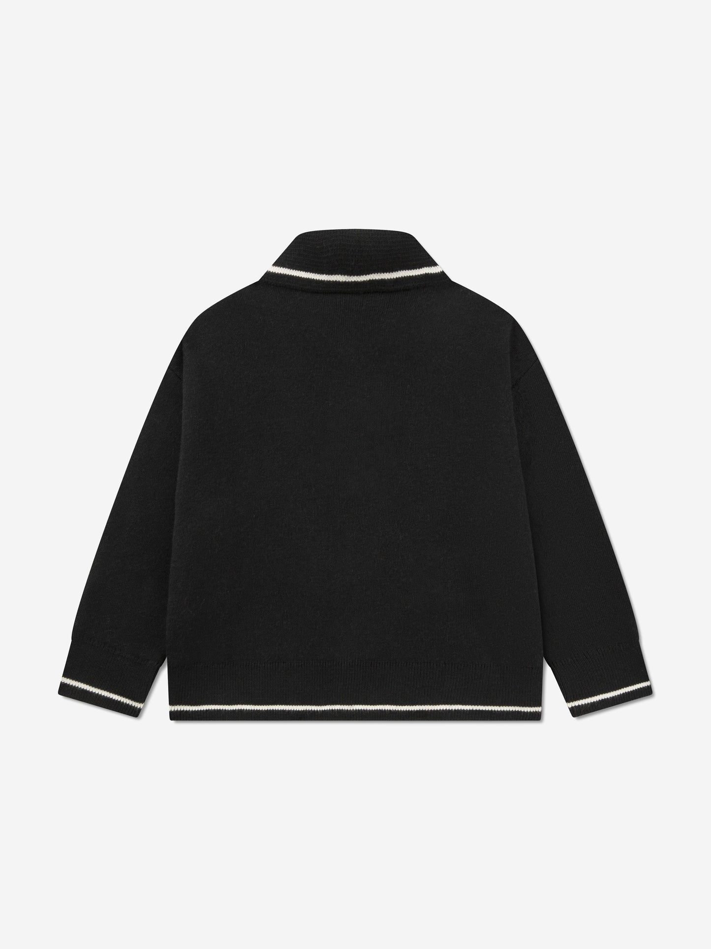Lacoste Boys Polo Jumper in Black Childsplay Clothing