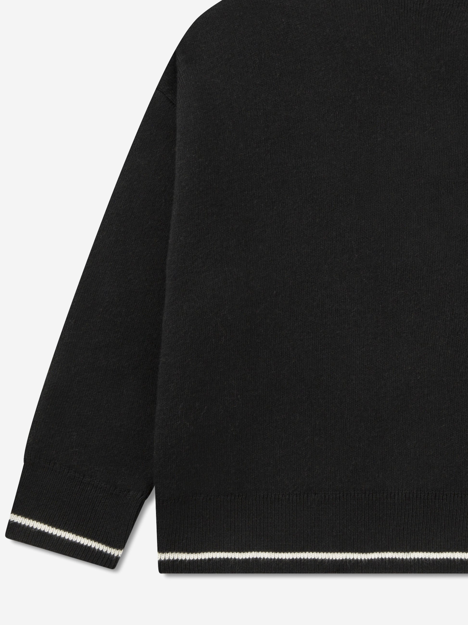 Lacoste Boys Polo Jumper in Black Childsplay Clothing