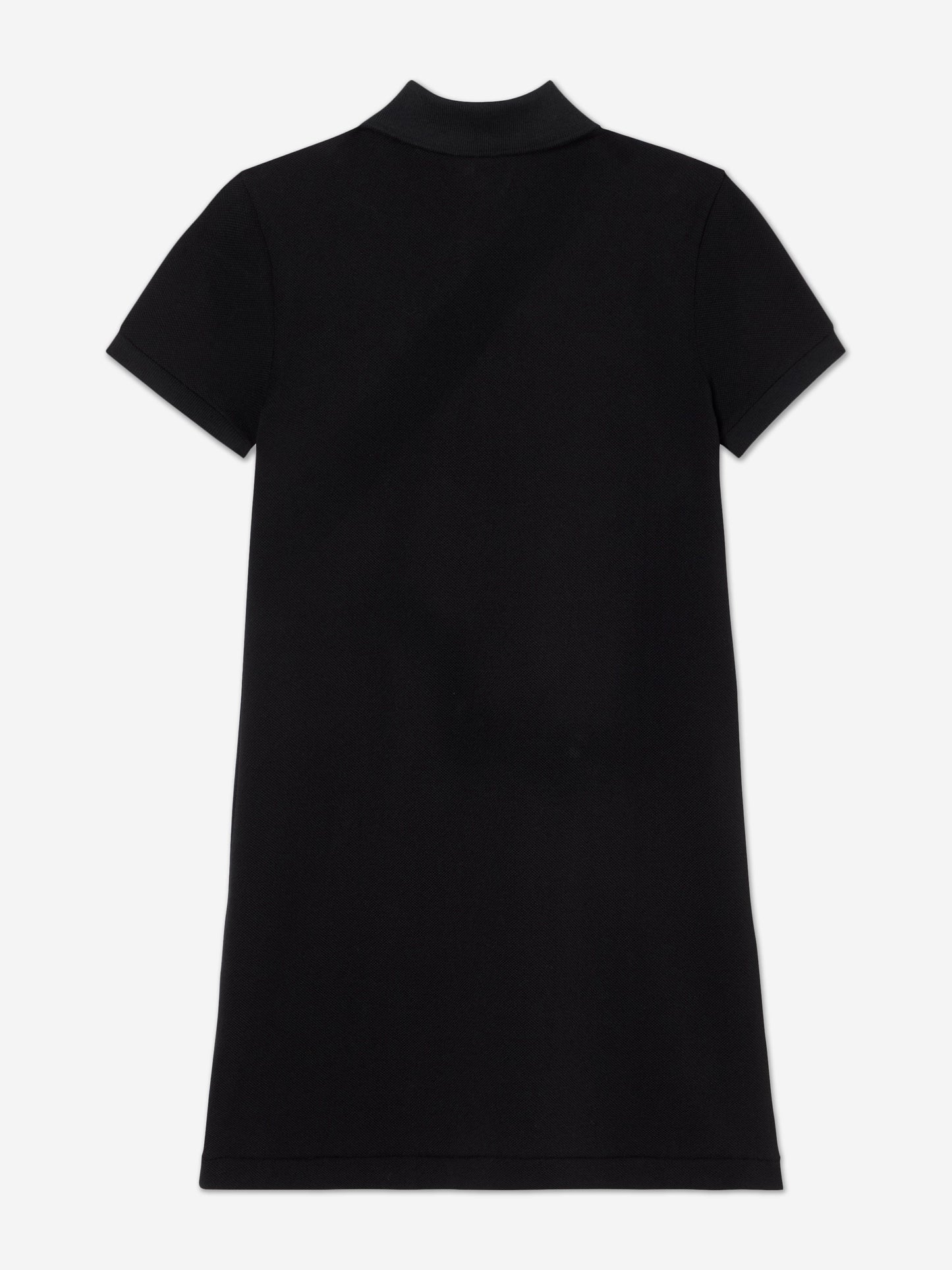 Lacoste Girls Logo Pocket Polo Dress in Black Childsplay Clothing