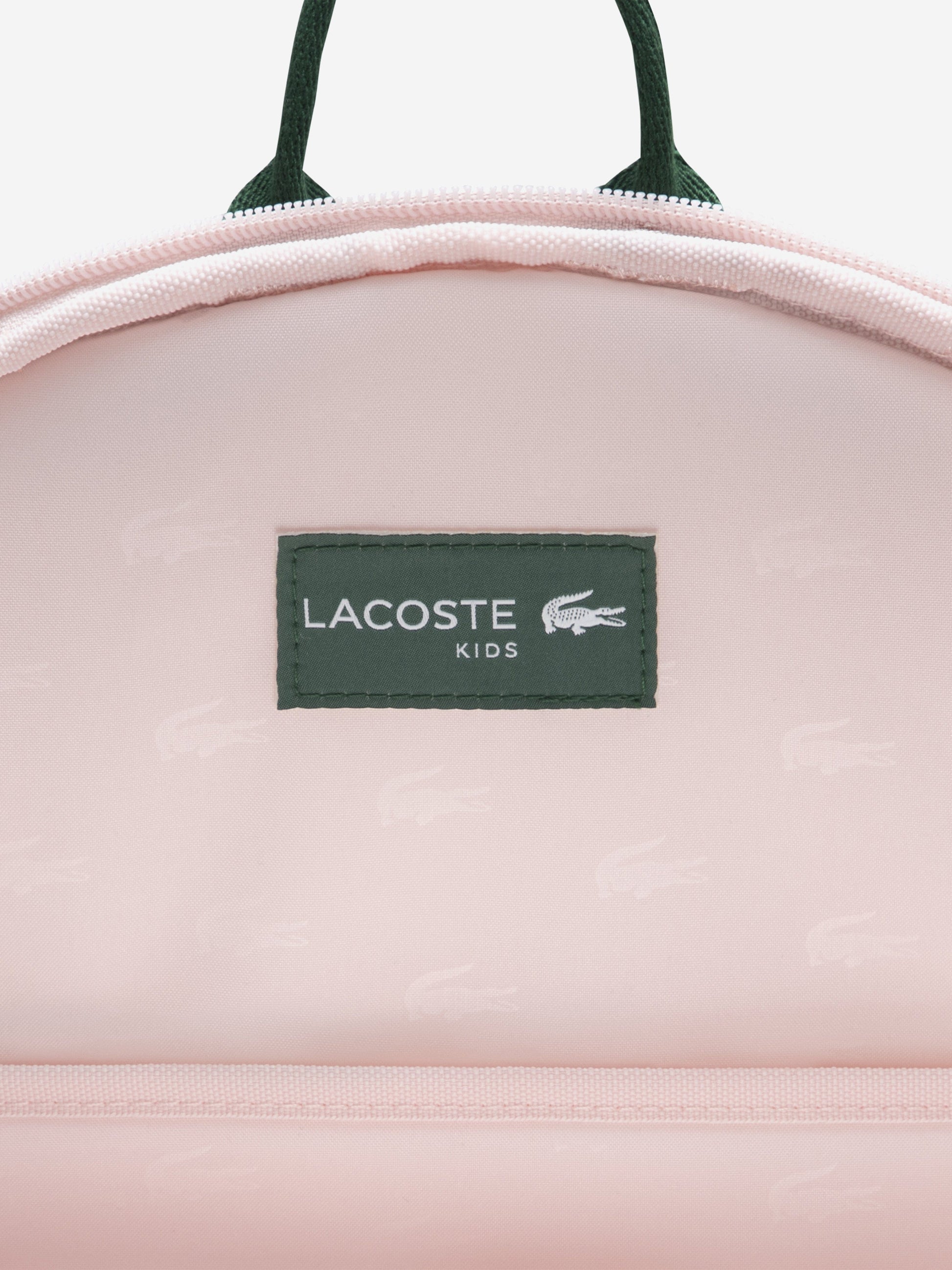Lacoste Girls Logo Backpack in Pink (44cm) Childsplay Clothing