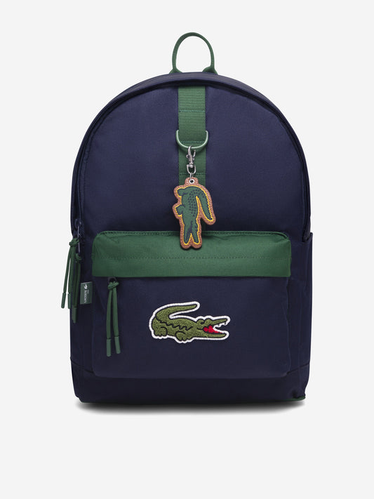 Lacoste Kids Logo Backpack in Navy (44cm) Childsplay Clothing