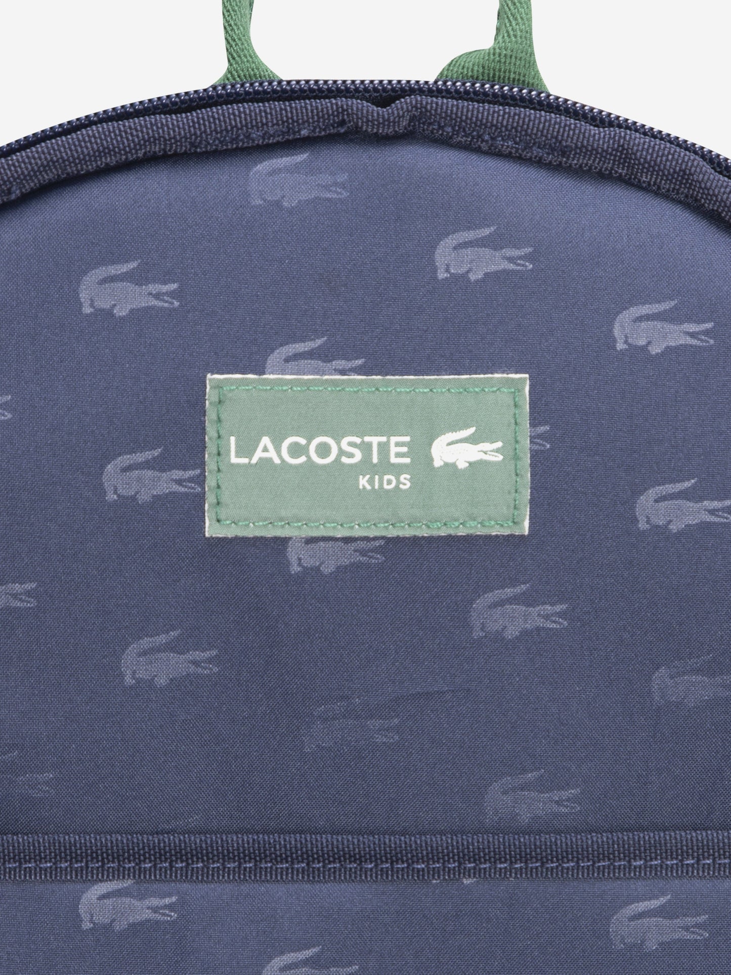 Lacoste Kids Logo Backpack in Navy (44cm) Childsplay Clothing