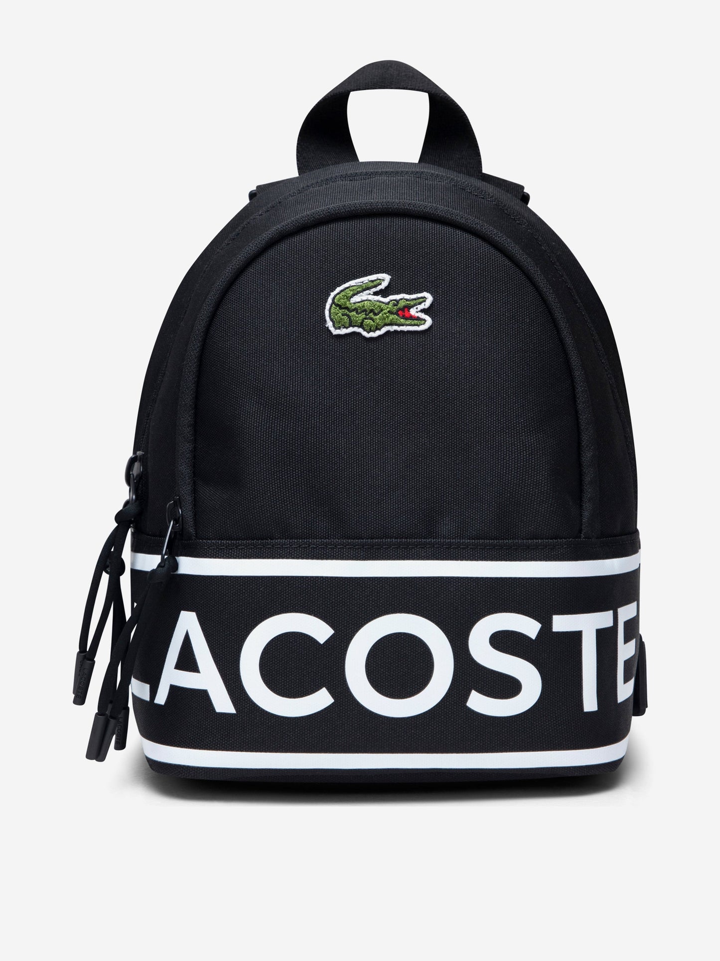 Lacoste Kids Logo Mini Backpack in Black (27cm) Childsplay Clothing