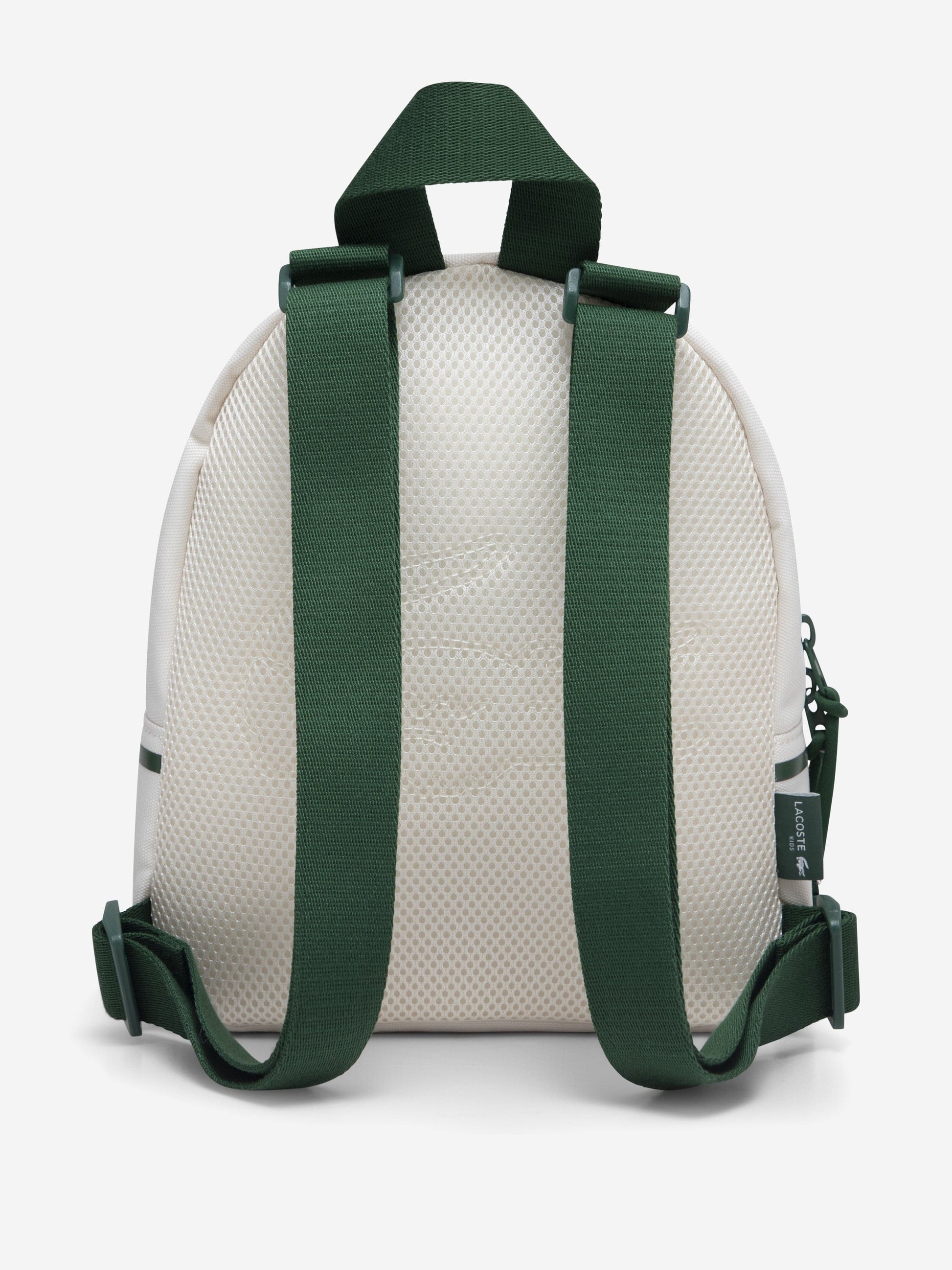Lacoste Kids Logo Mini Backpack in Ivory (27cm) Childsplay Clothing