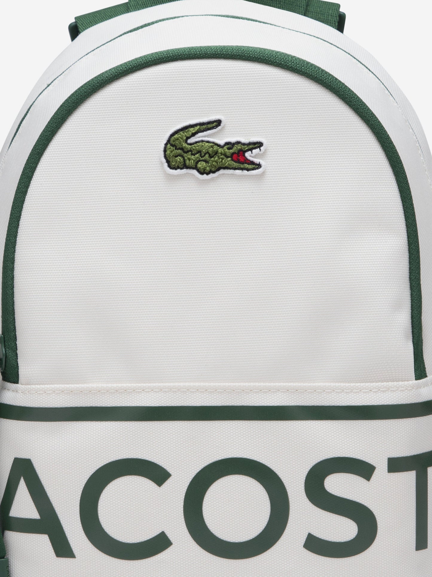 Lacoste Kids Logo Mini Backpack in Ivory (27cm) Childsplay Clothing