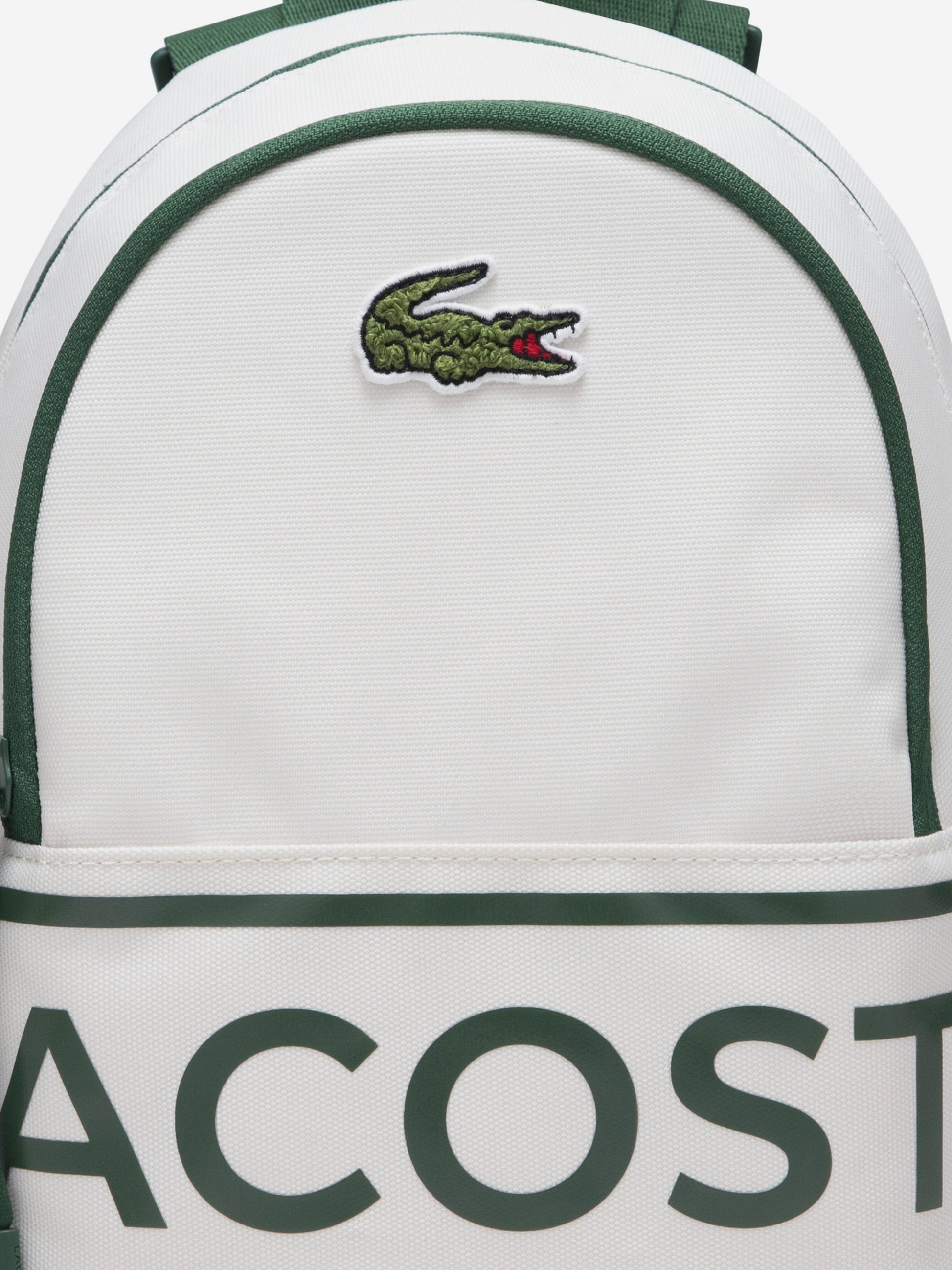 Lacoste Kids Logo Mini Backpack in Ivory (27cm) Childsplay Clothing