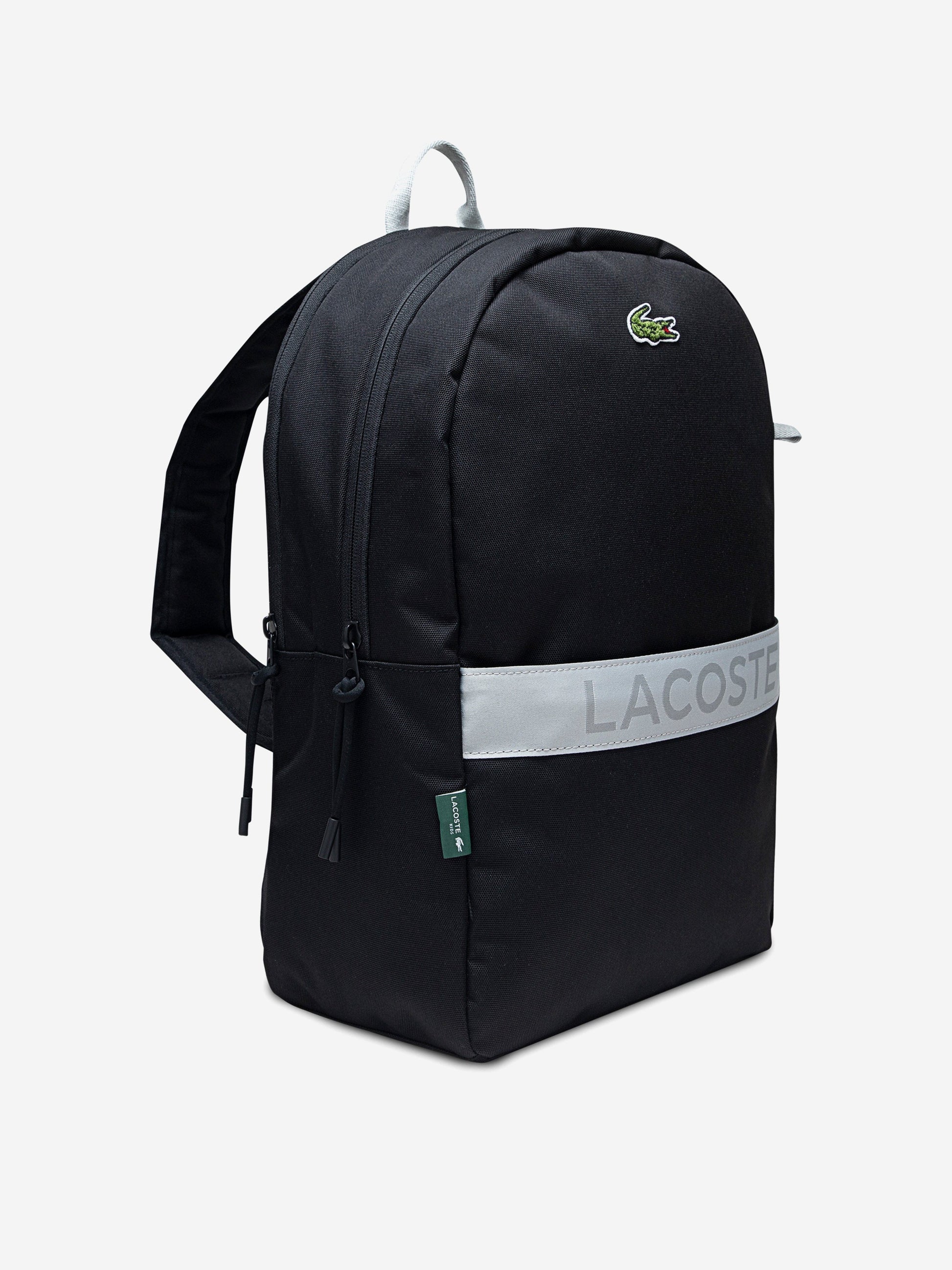 Lacoste Kids Backpack with Pencil Case in Black (43cm) Childsplay Clothing