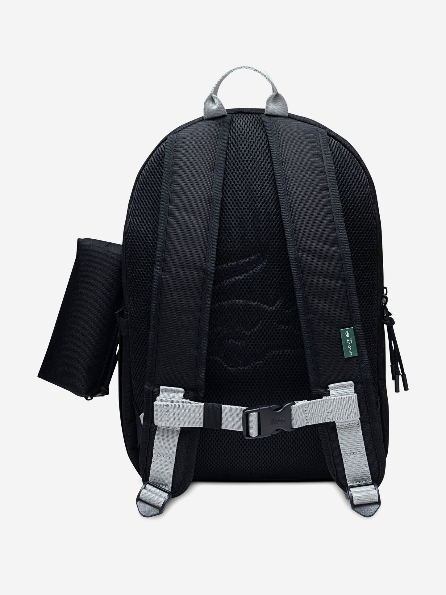 Lacoste Kids Backpack with Pencil Case in Black (43cm) Childsplay Clothing
