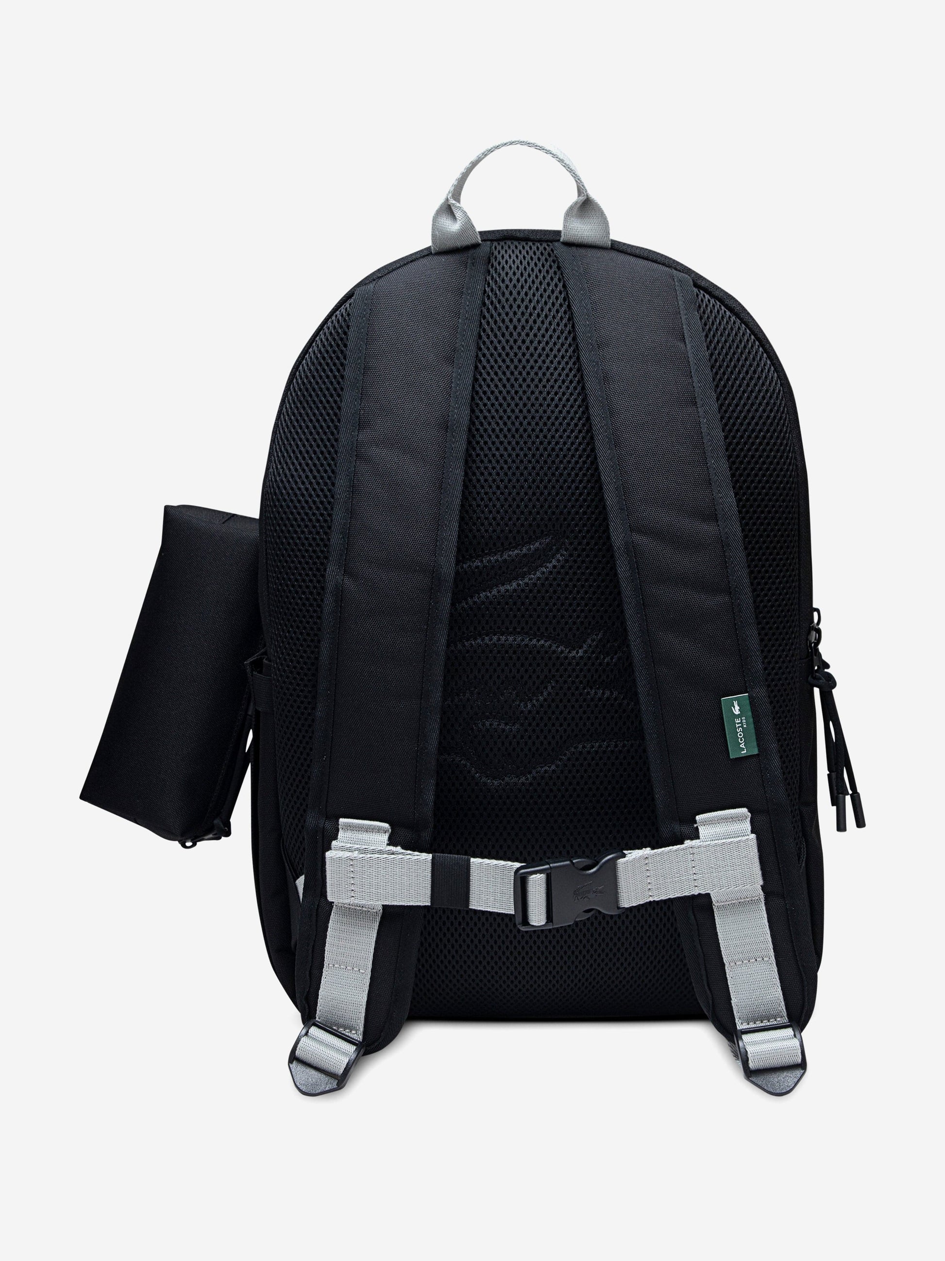 Lacoste Kids Backpack with Pencil Case in Black (43cm) Childsplay Clothing