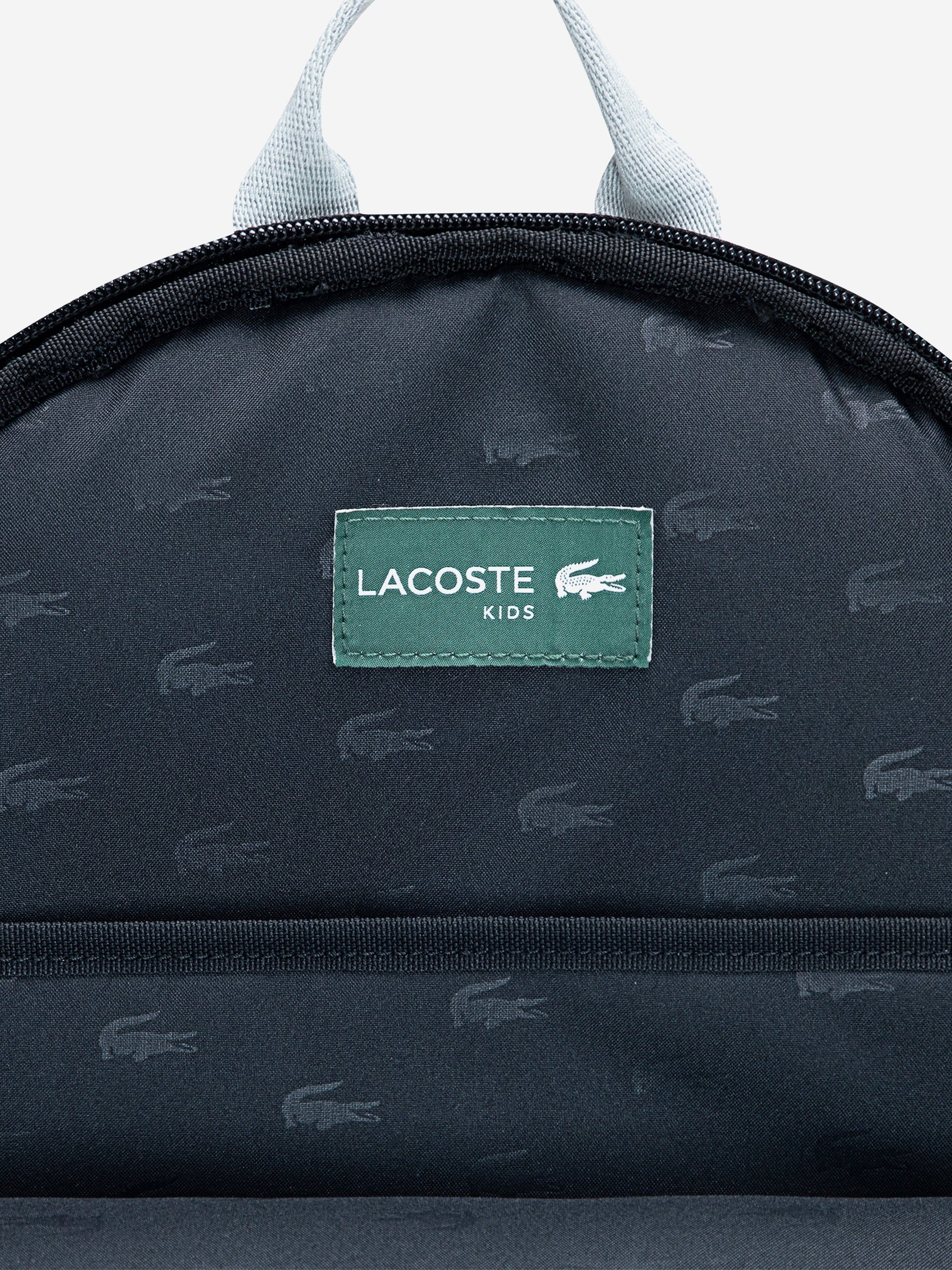 Lacoste Kids Backpack with Pencil Case in Black (43cm) Childsplay Clothing