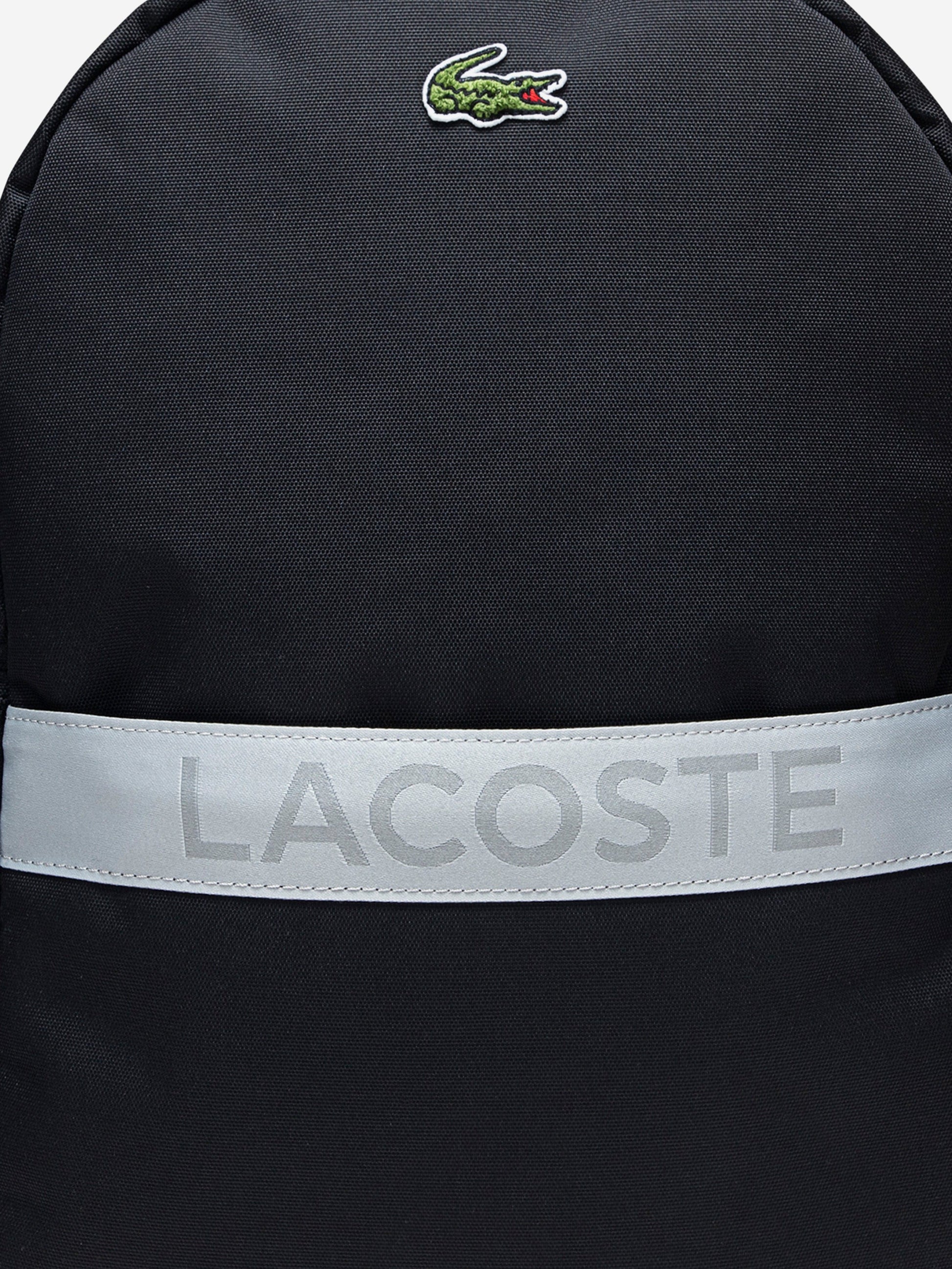 Lacoste Kids Backpack with Pencil Case in Black (43cm) Childsplay Clothing