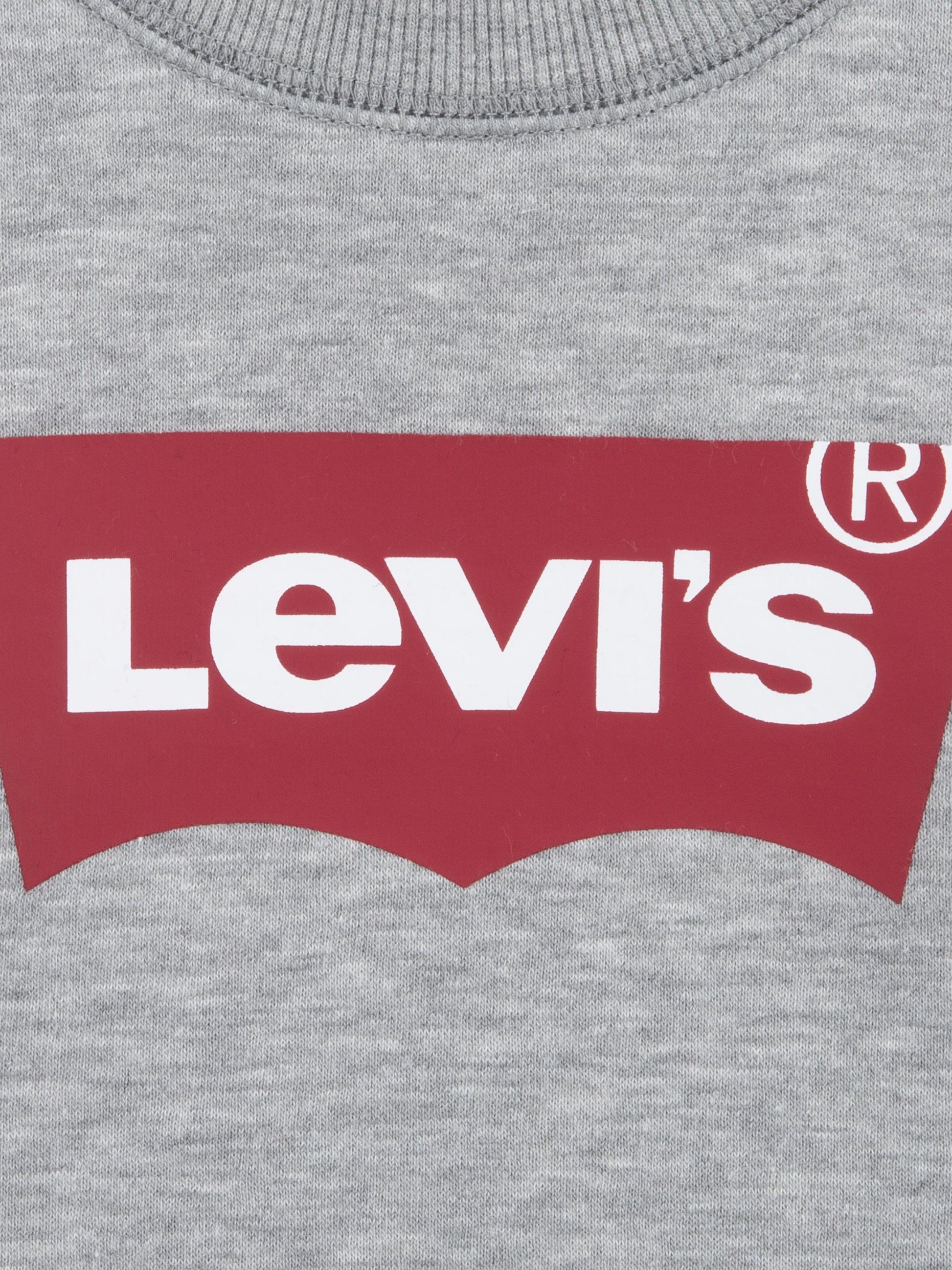 Levi's Boys Batwing Crew Neck Sweatshirt in Grey Childsplay Clothing