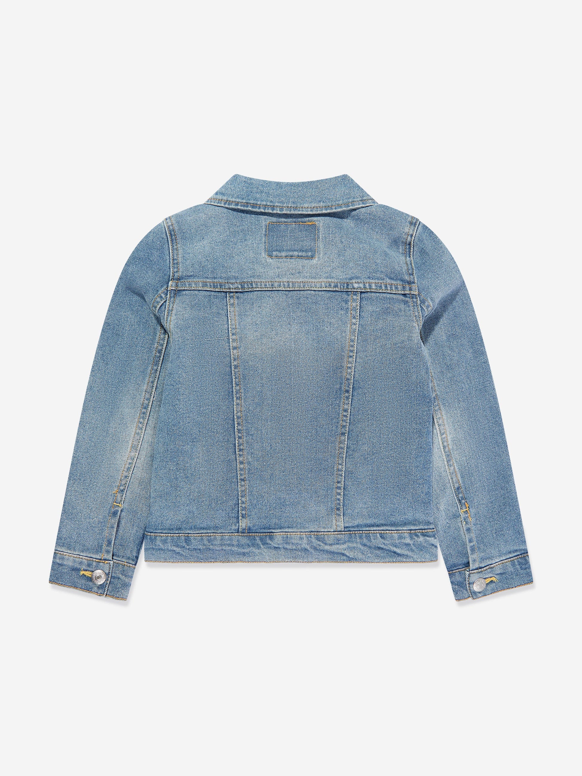 Levi's Girls Stretch Trucker Jacket in Blue Childsplay Clothing