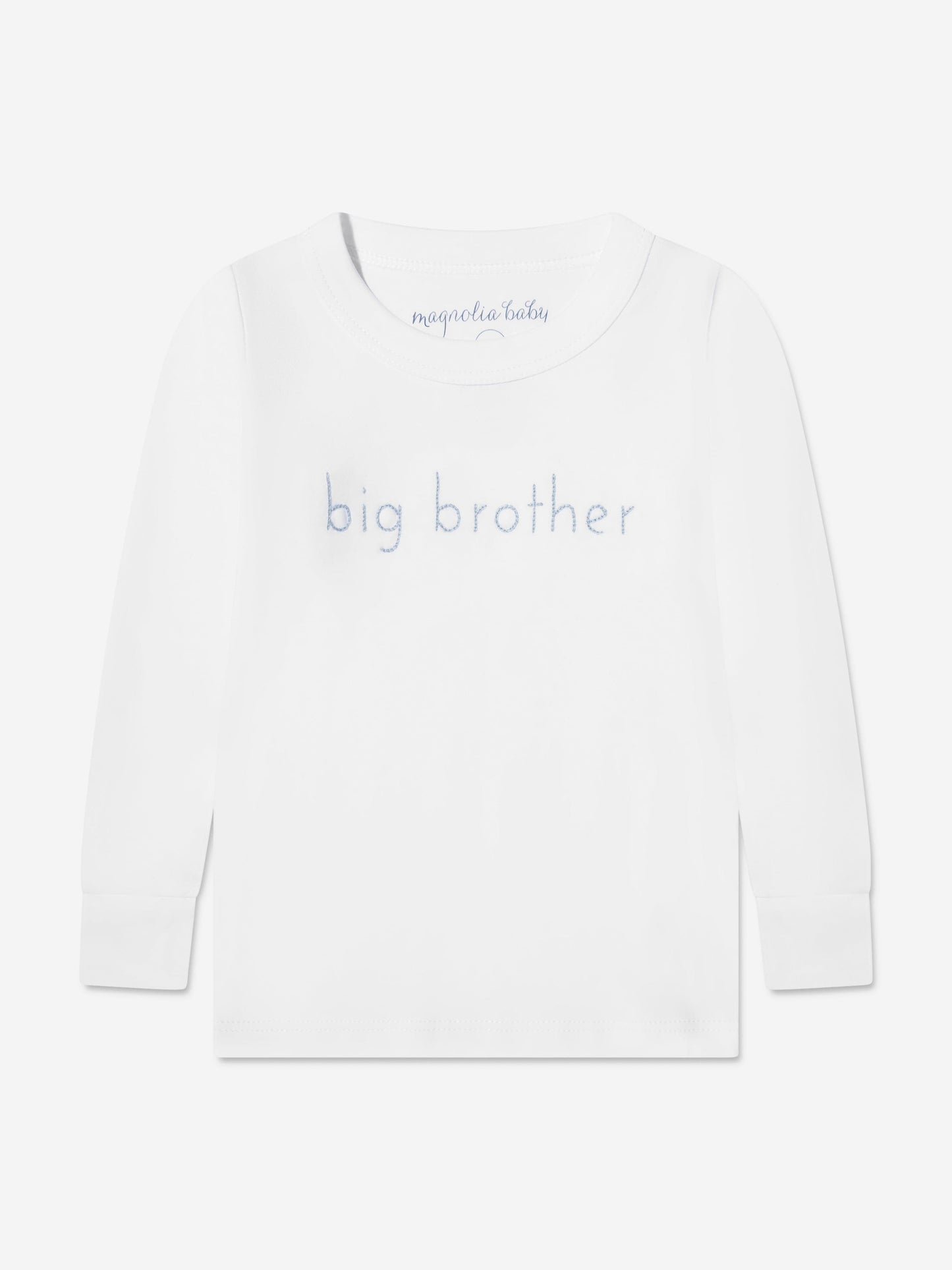 Magnolia Baby Baby Boys Little Brother Pyjamas in Blue Childsplay Clothing