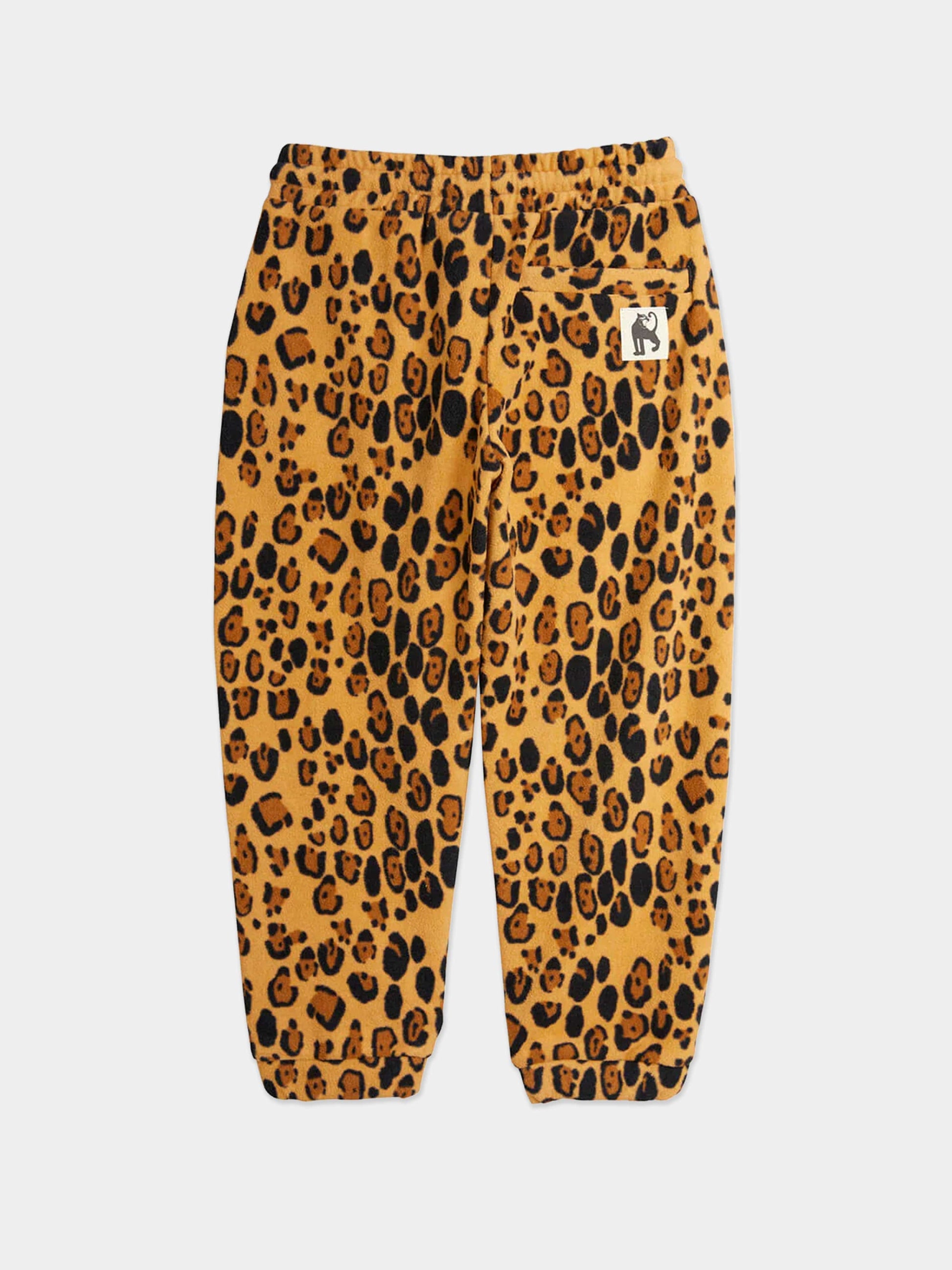 Mini Rodini Girls Leopard Joggers in Brown Childsplay Clothing