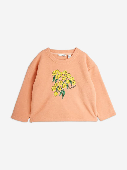 Mini Rodini Girls Alpine Flowers Long Sleeve T-Shirt in Pink Childsplay Clothing