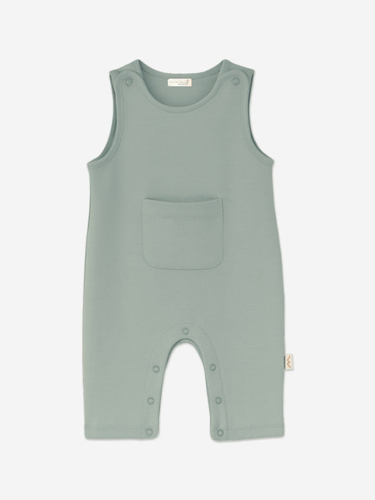 Mininio Baby Organic Cotton Romper in Green Childsplay Clothing
